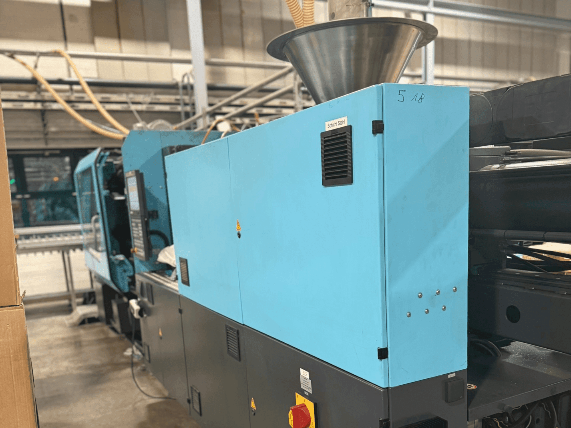 Vista frontale della macchina SUMITOMO SHI DEMAG El-Exis S250/630-1600