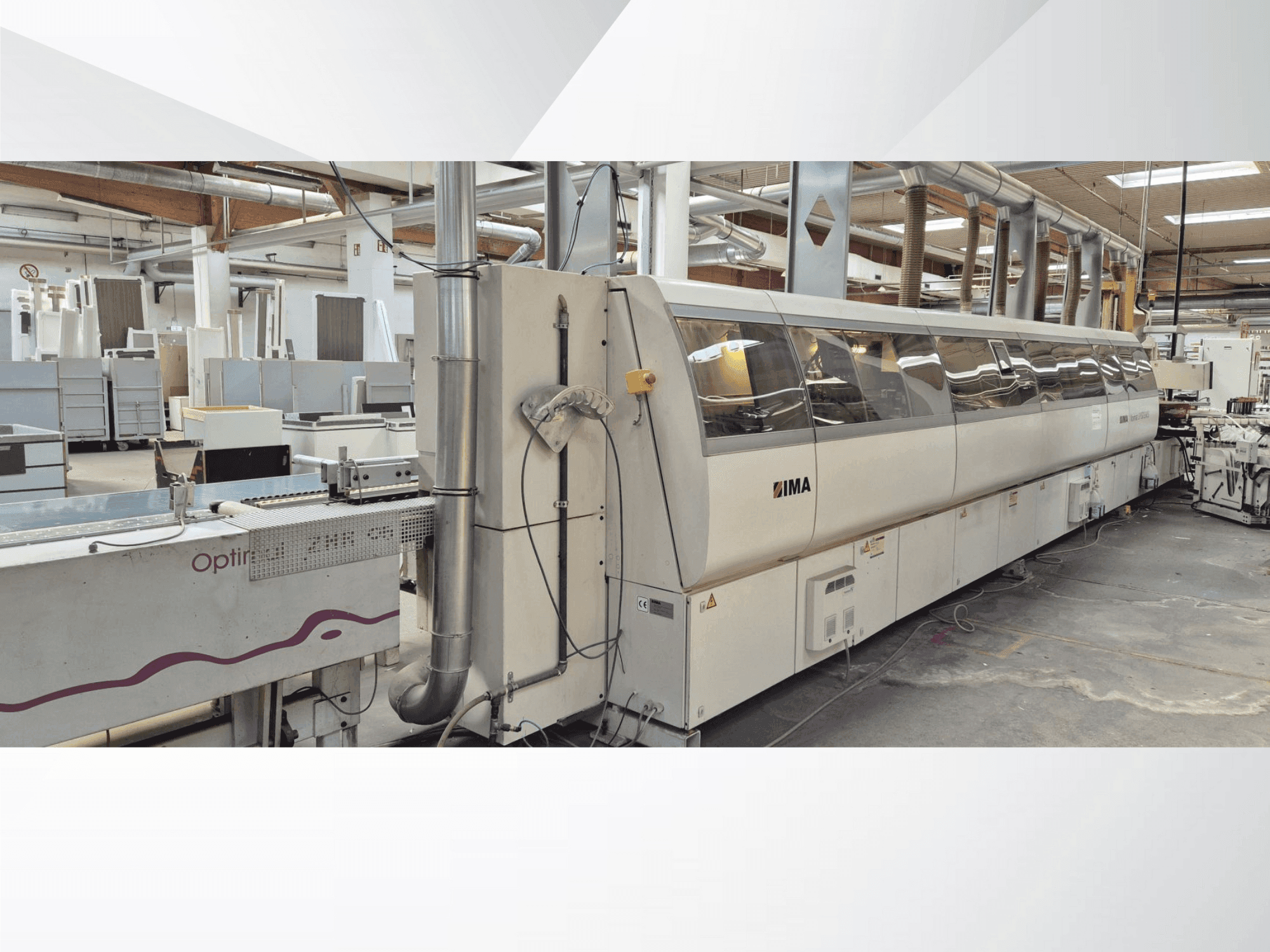 Vista frontale della macchina IMA Novimat Systems I/R75/1000