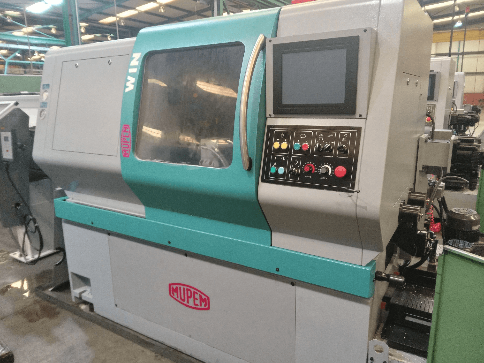 Vista frontale della macchina MUPEM TWIN 6500