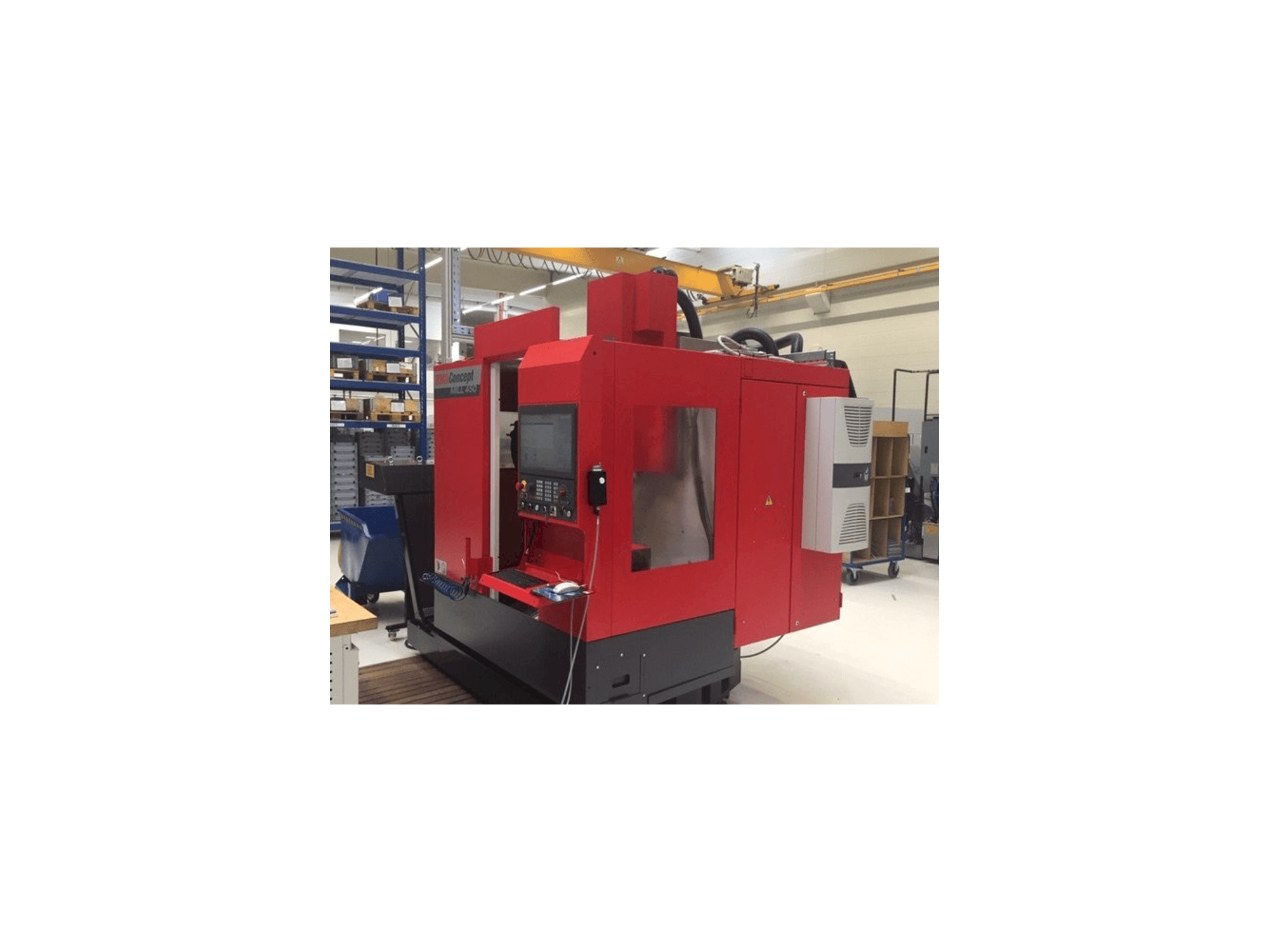 Vista frontale della macchina EMCO Concept Mill 450