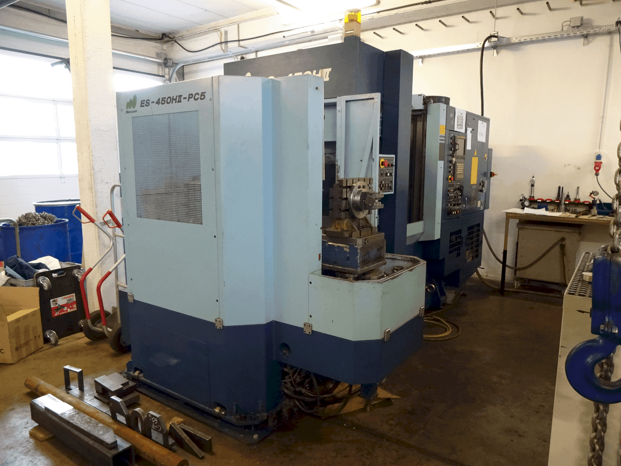 Vista frontale della macchina Matsuura ES-450HII PC5