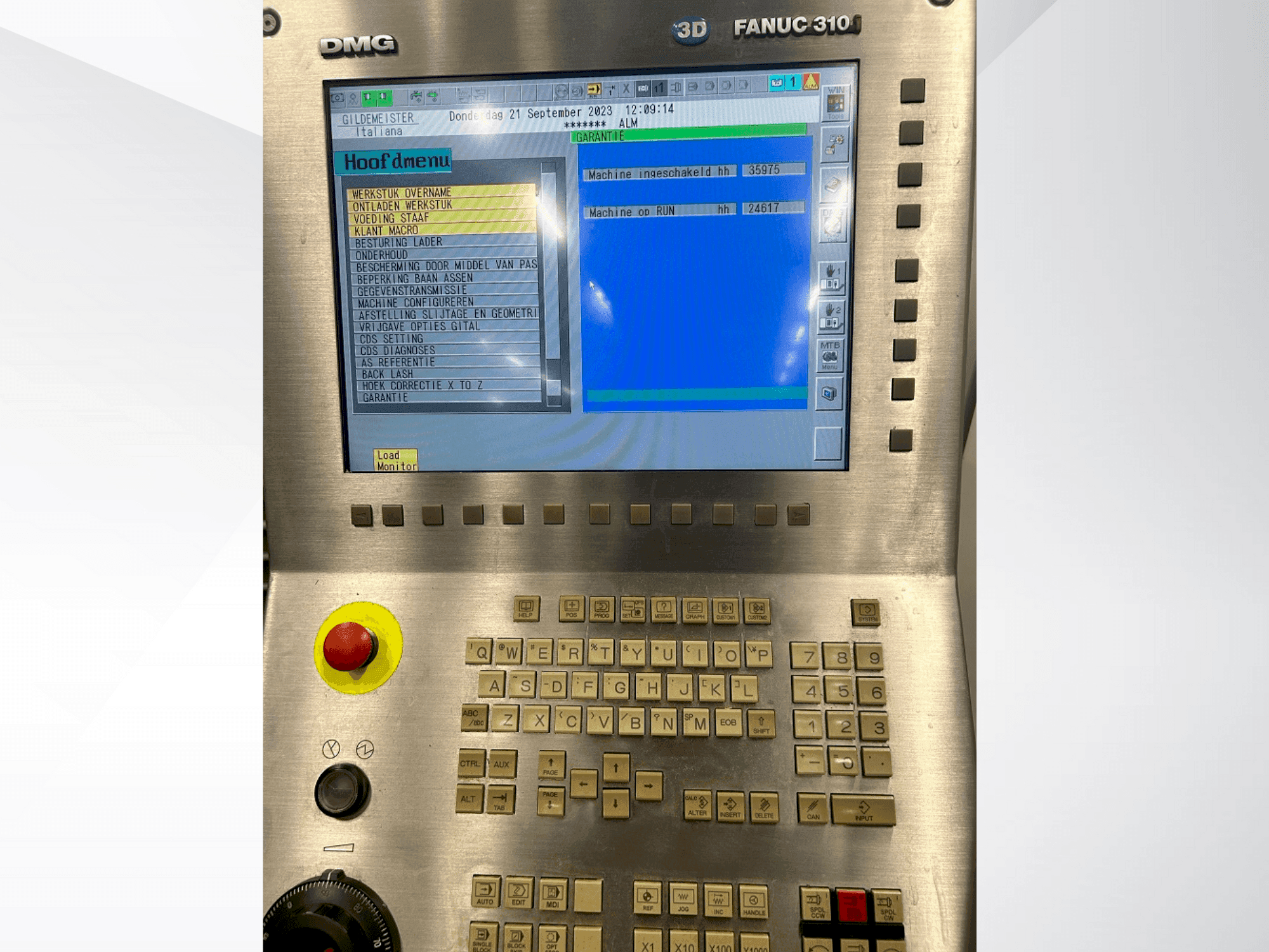 Sistema di controllo della macchina Gildemeister sprint 65 linear