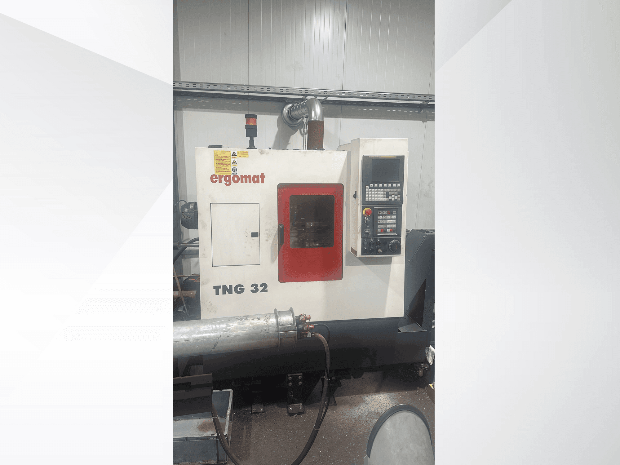 Vista frontale della macchina ERGOMAT TNG 32