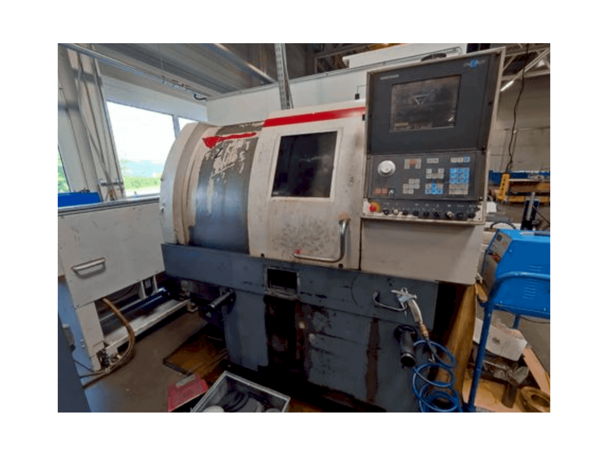 Vista frontale della macchina WEMAS DZ150