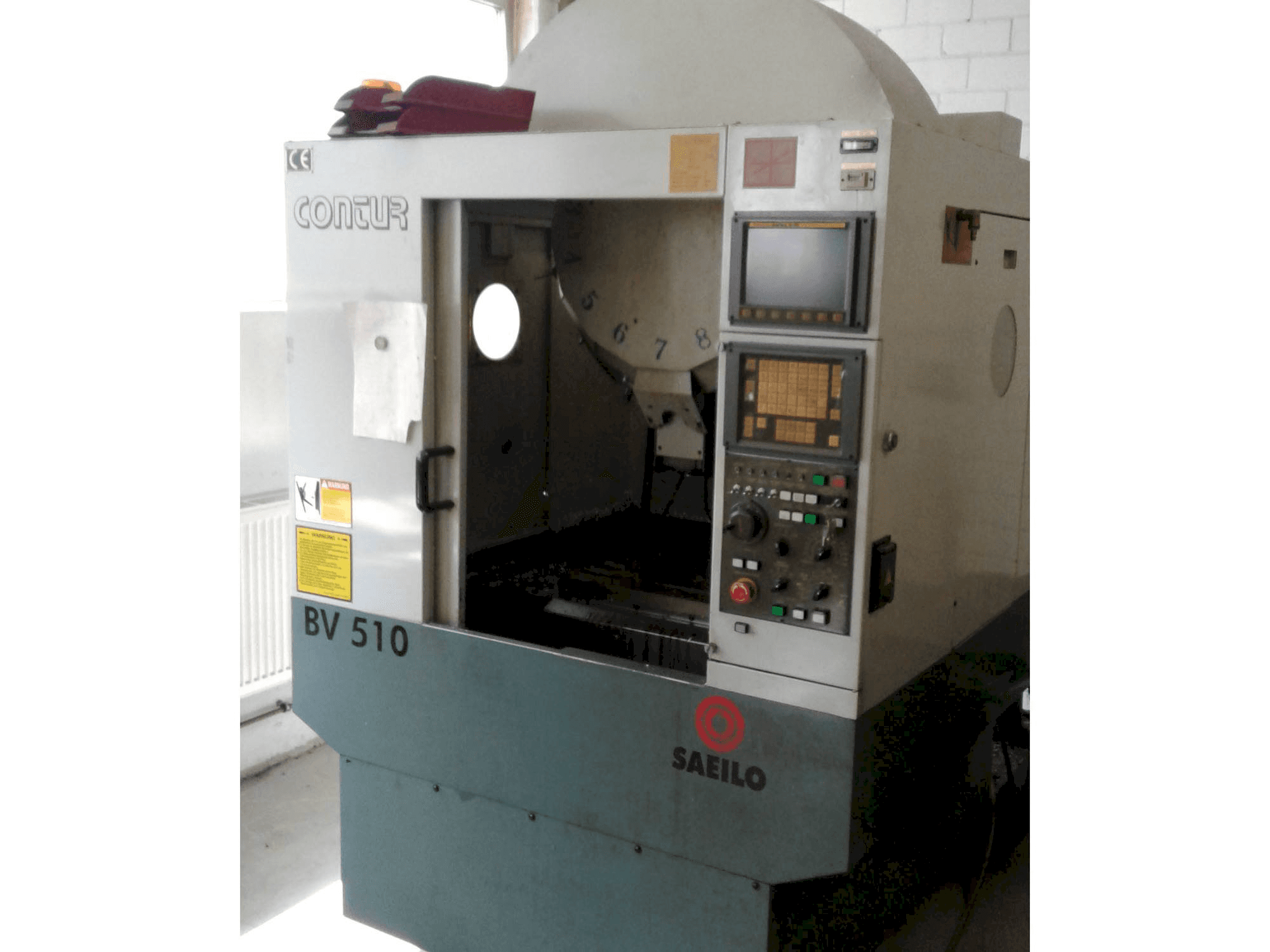 Vista frontale della macchina Saeilo BV 510