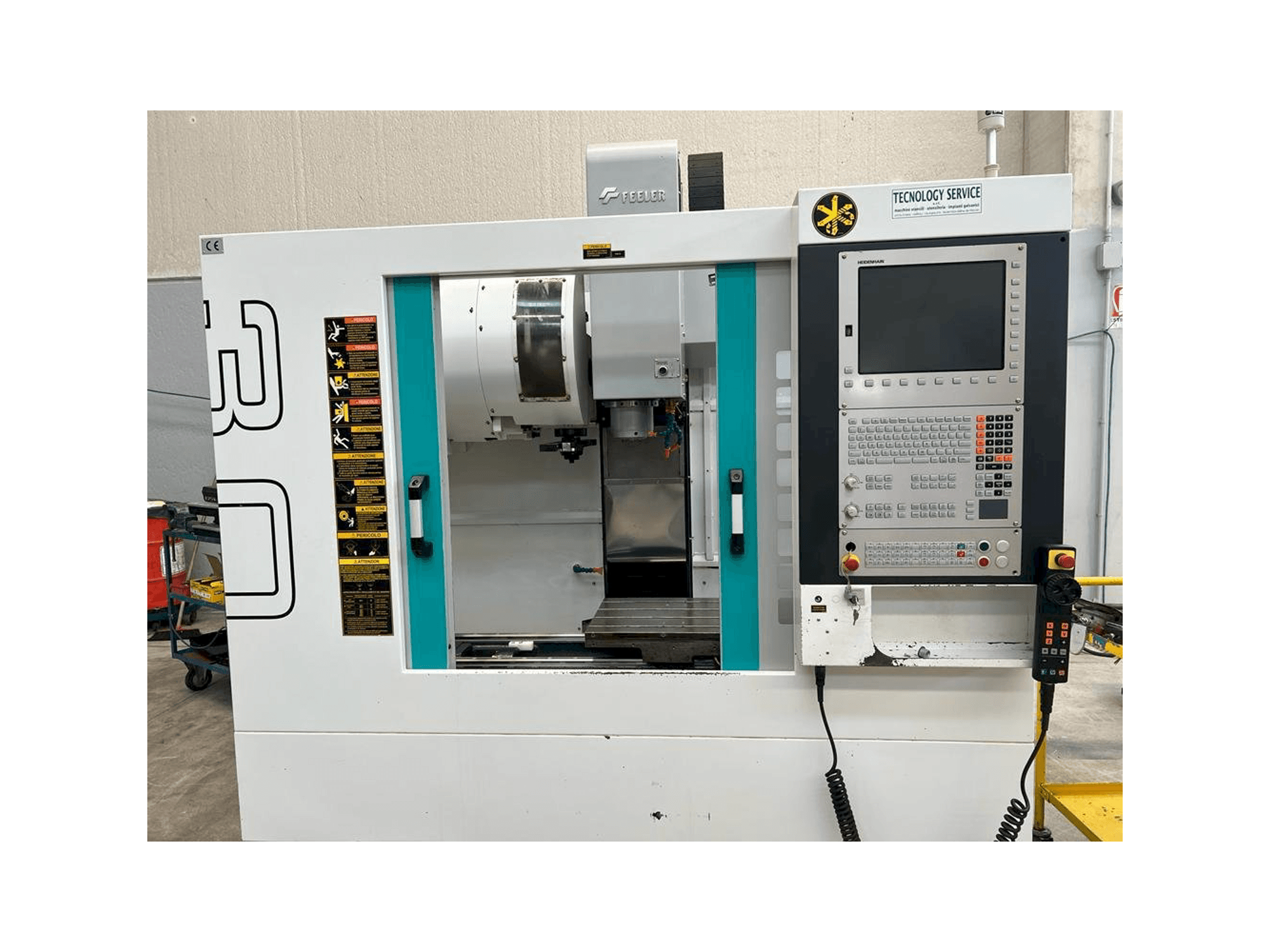 Vista frontale della macchina Feeler VMP-30A