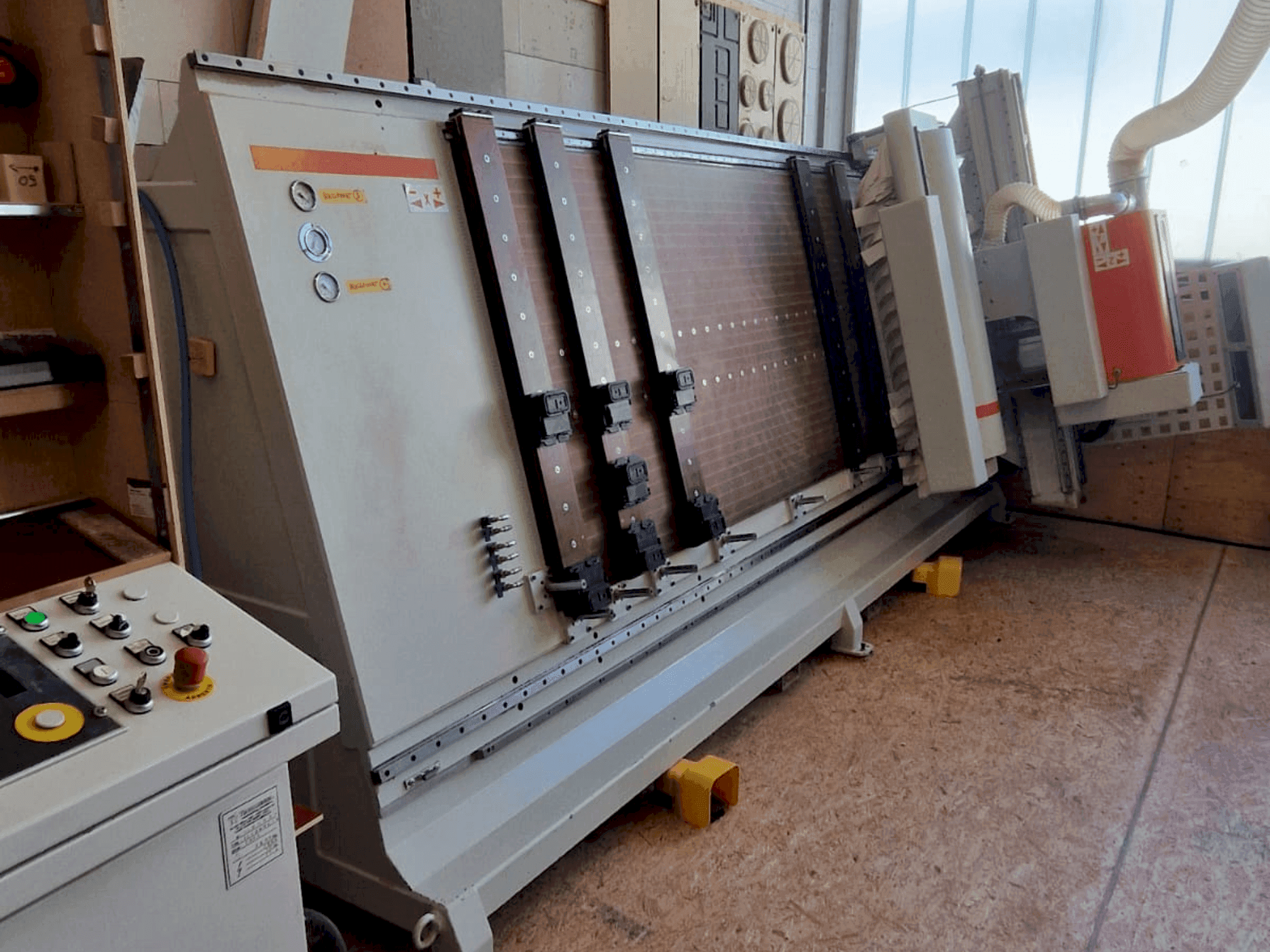 Vista frontale della macchina TECNOTEAM TECNOFLEX