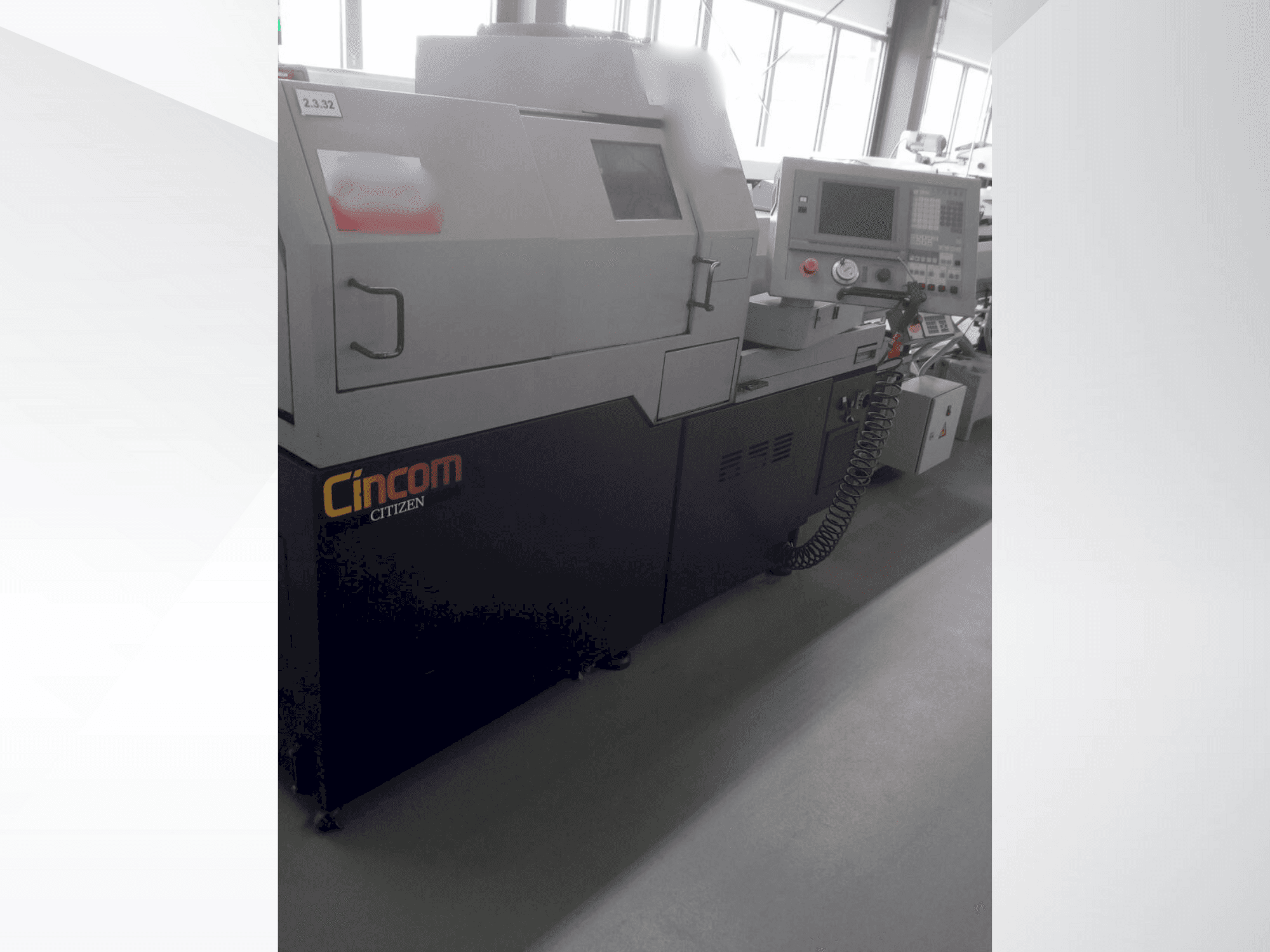 Vista frontale della macchina Citizen L5-20