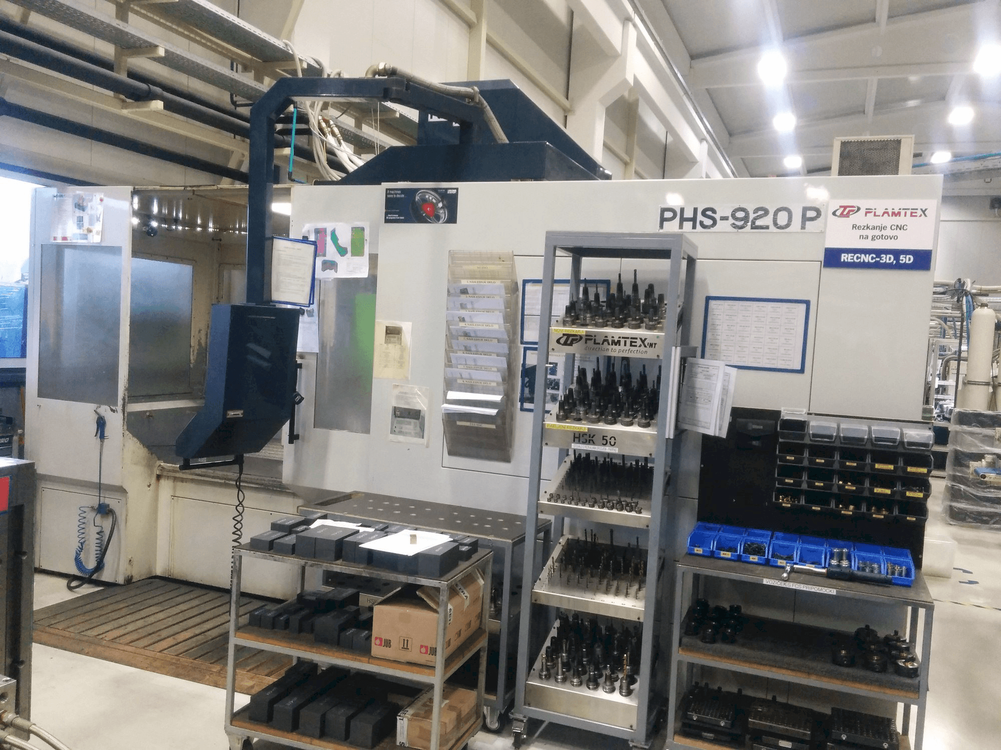 Vista frontale della macchina Parpas PHS 920P