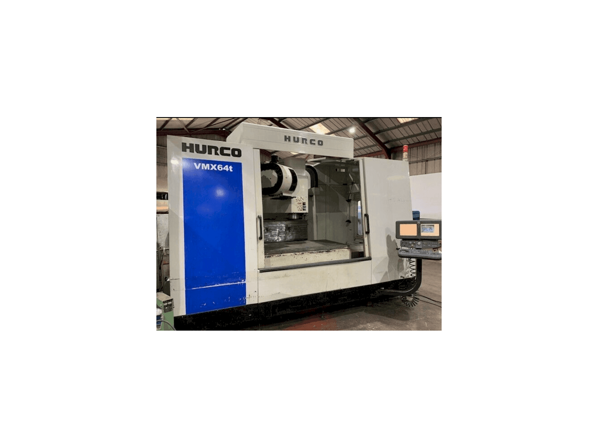 Vista laterale sinistra della macchina Hurco VMX 64/40T