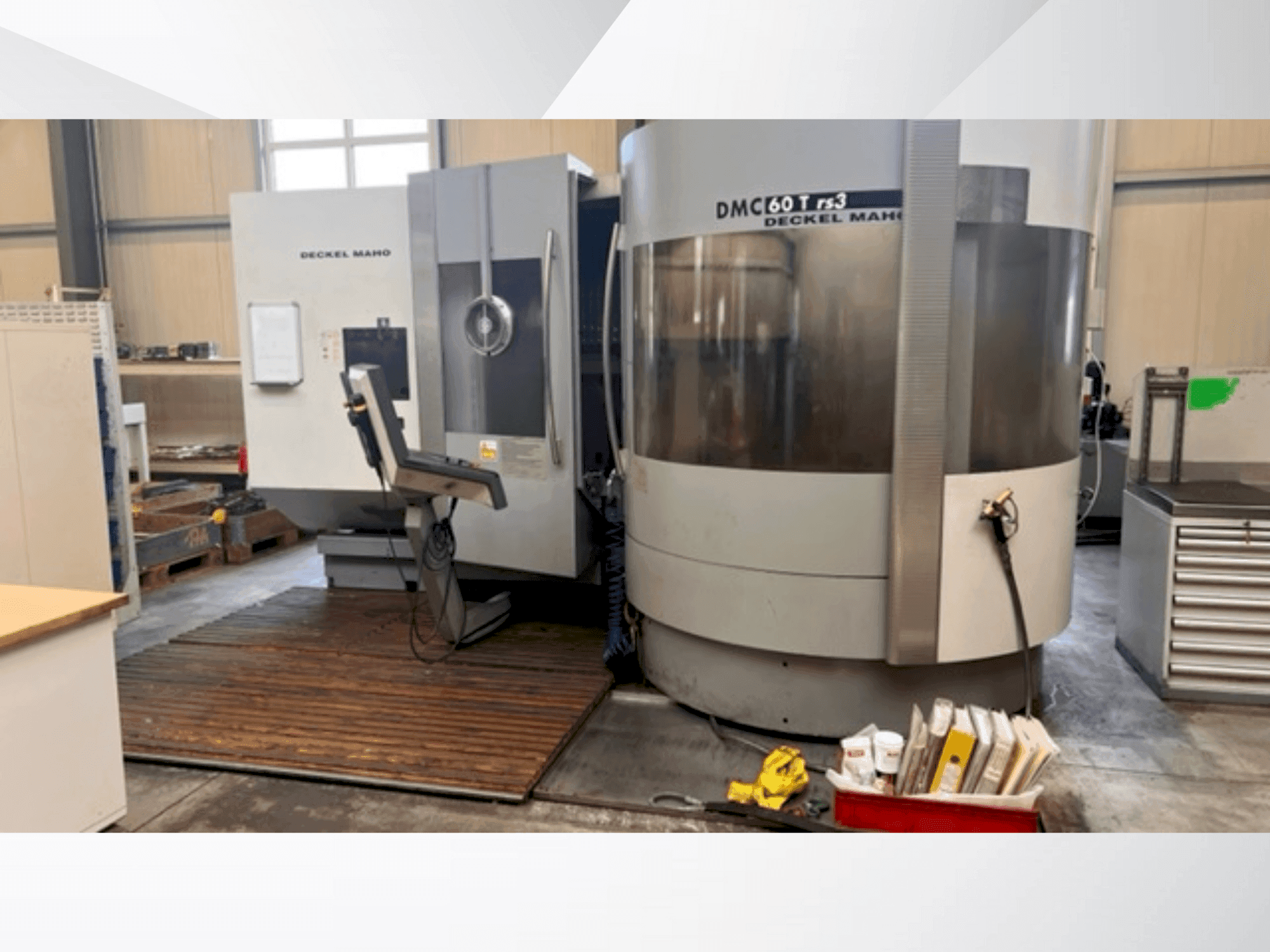 Vista frontale della macchina DMG DMC 60 T rs3