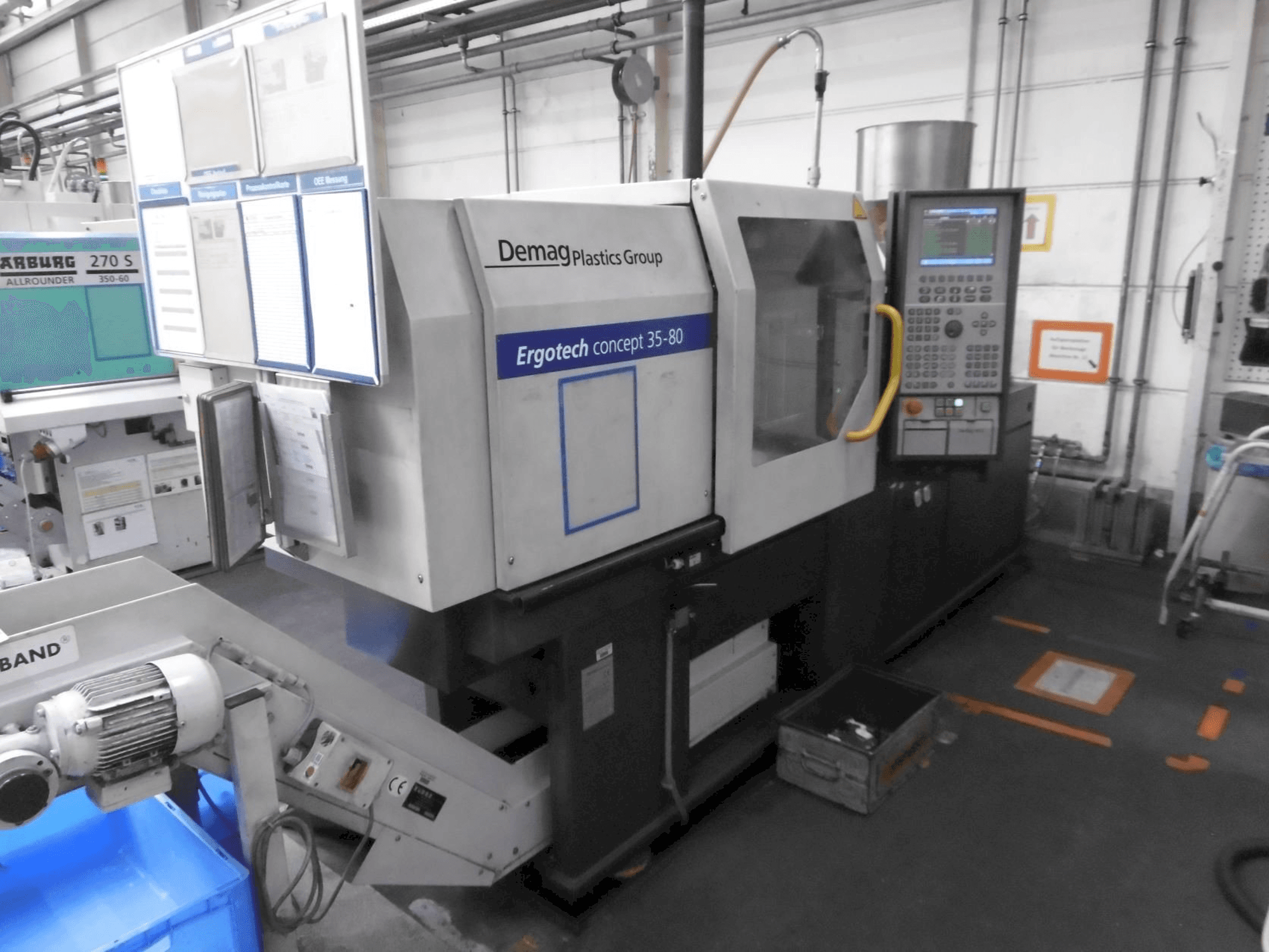 Vista frontale della macchina DEMAG Ergotech Concept 35 - 280 - 80
