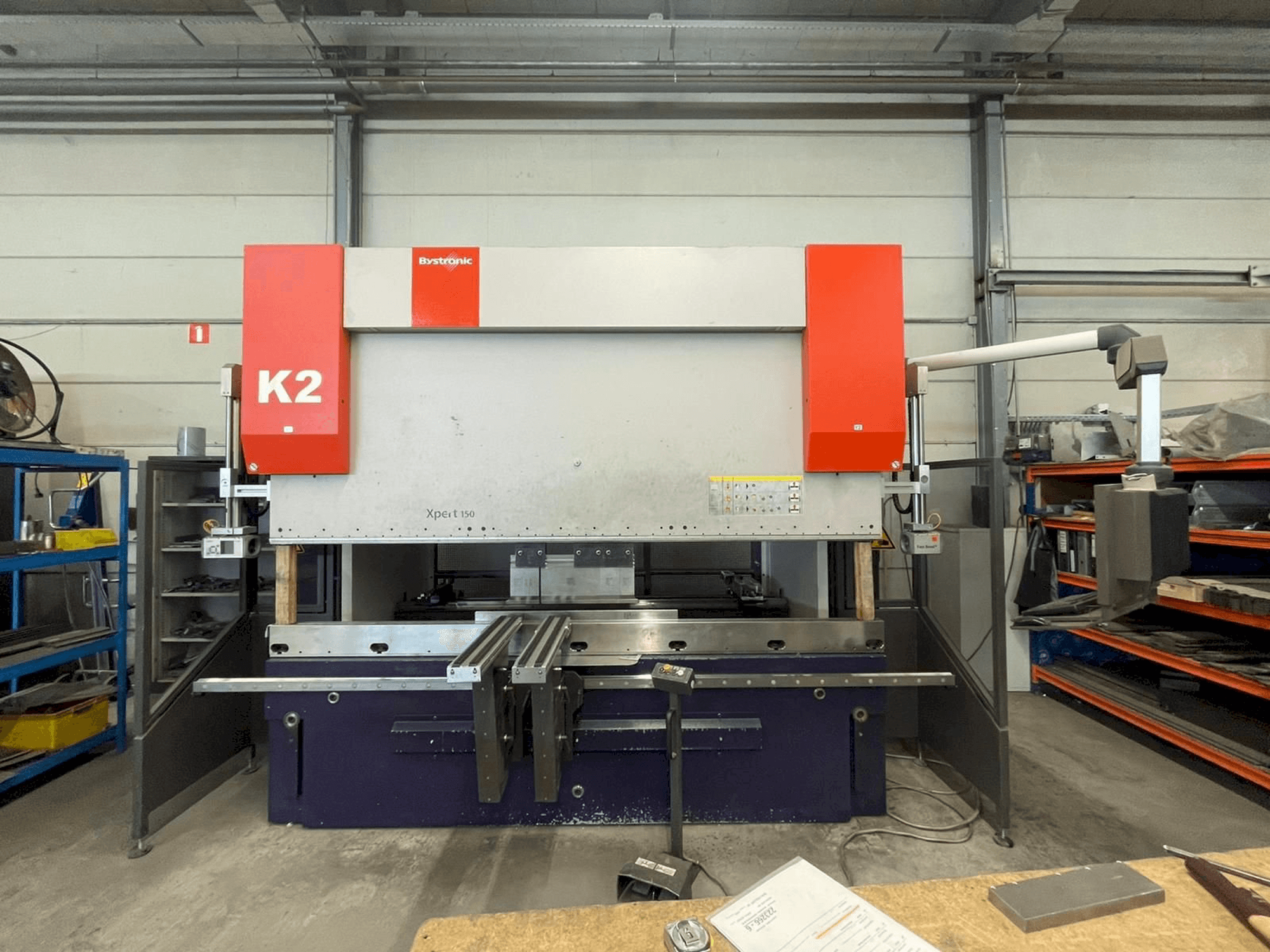 Vista frontale della macchina Bystronic Xpert 150 x 3100 K2