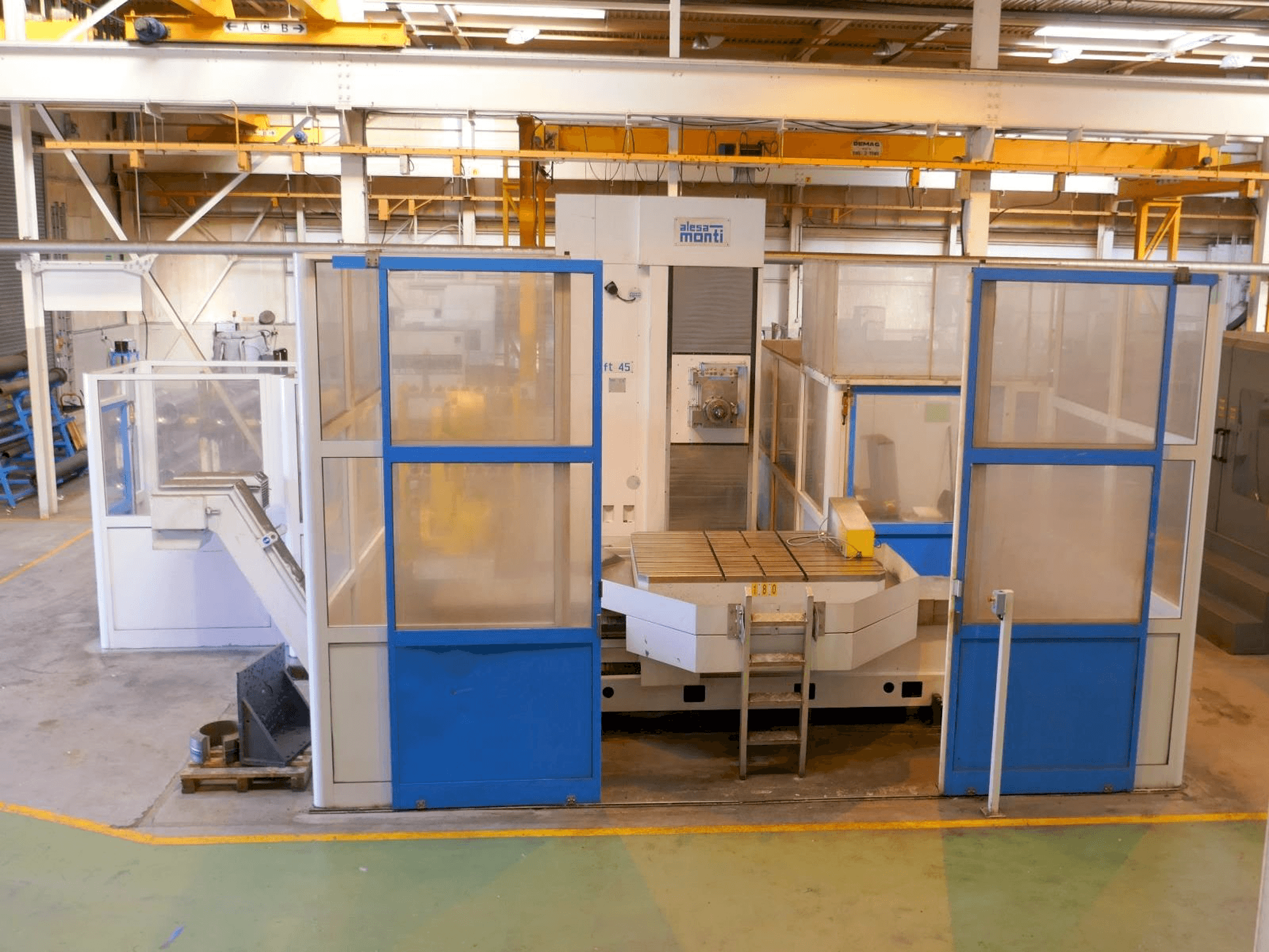 Vista frontale della macchina ALESA MONTI FT 45 TG