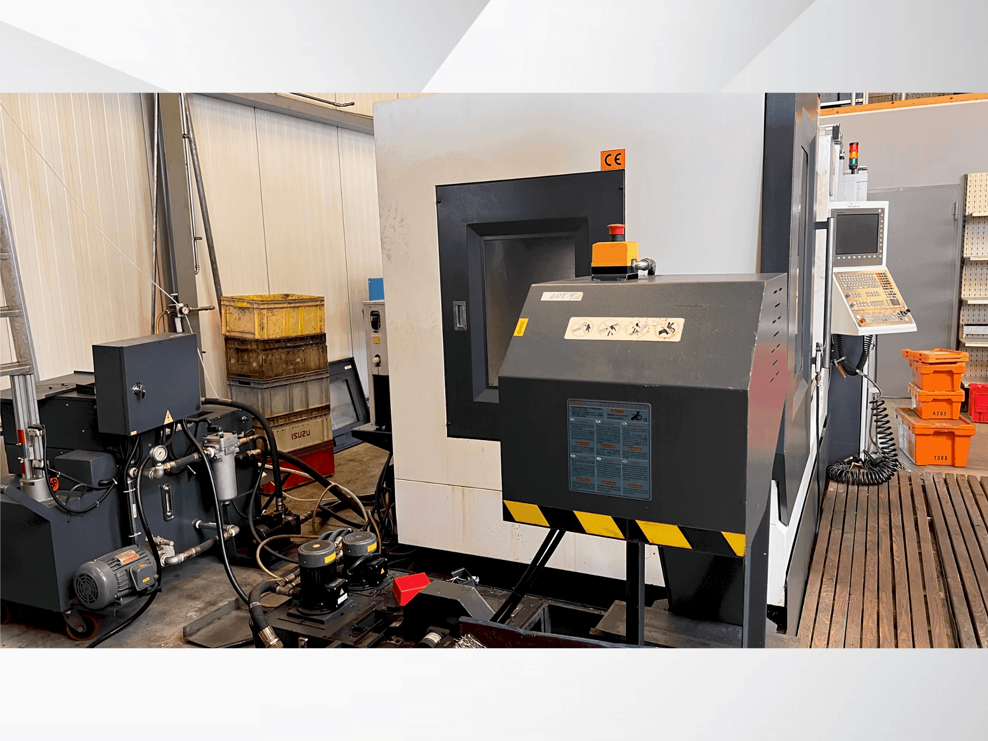 Vista frontale della macchina POSmill C 1050