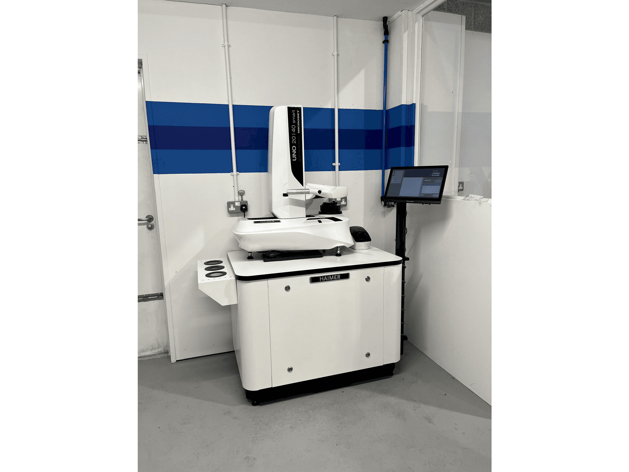 Vista frontale della macchina HAIMER UNO 20/40 Smart Microset