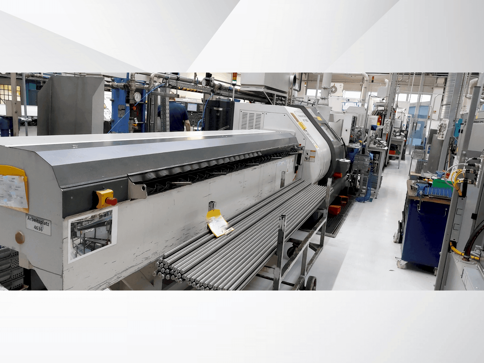 Vista frontale della macchina NAKAMURA WT-150