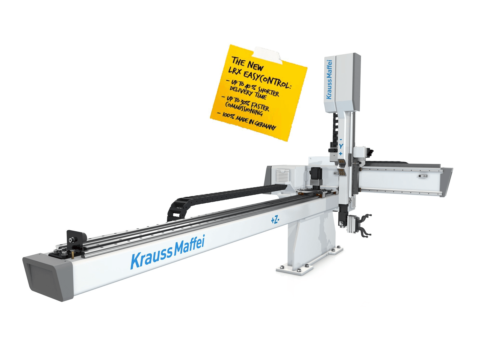 Vista frontale della macchina Krauss Maffei LRX EasyControl 50