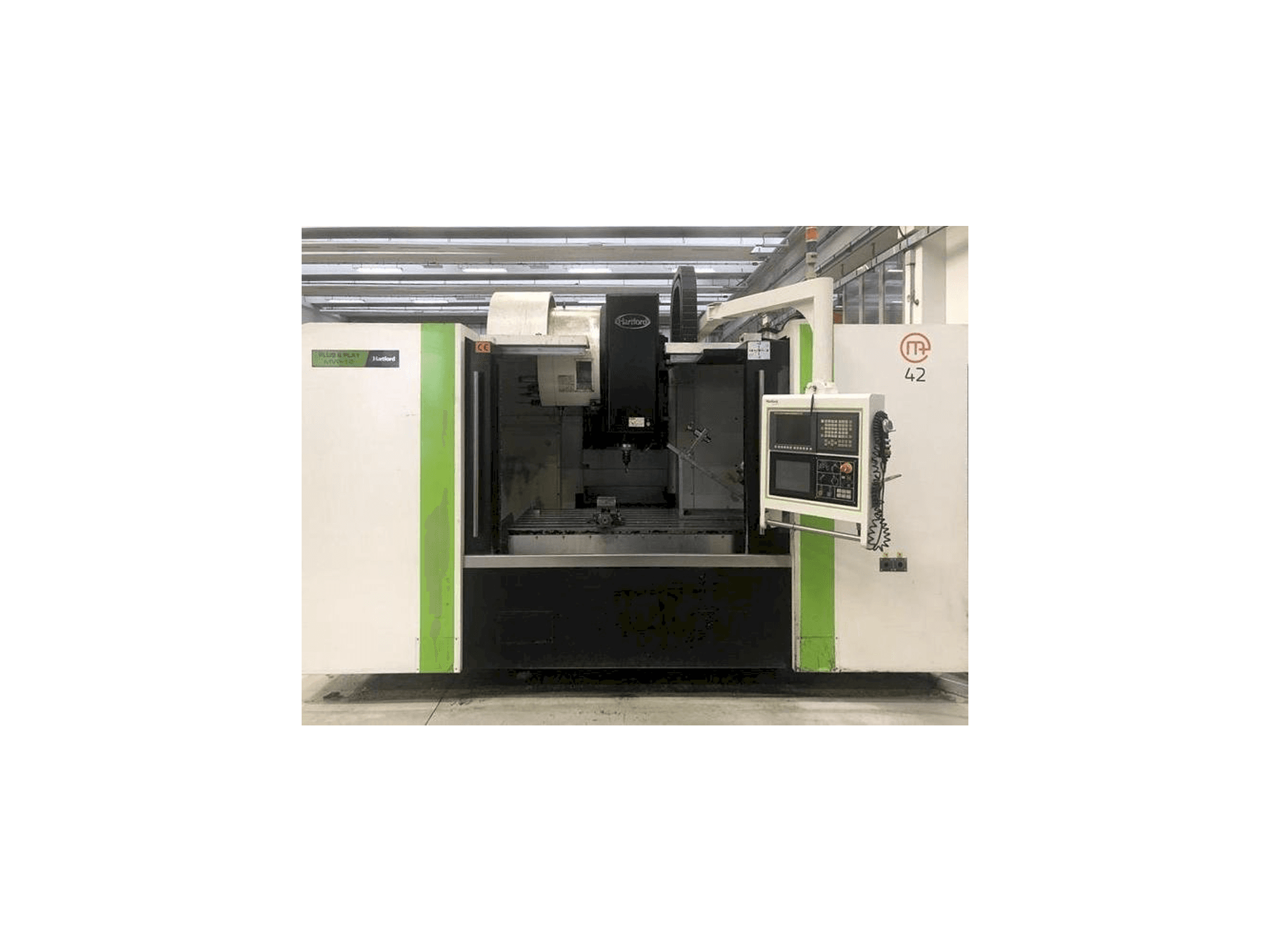 Vista frontale della macchina Hartford MVP16