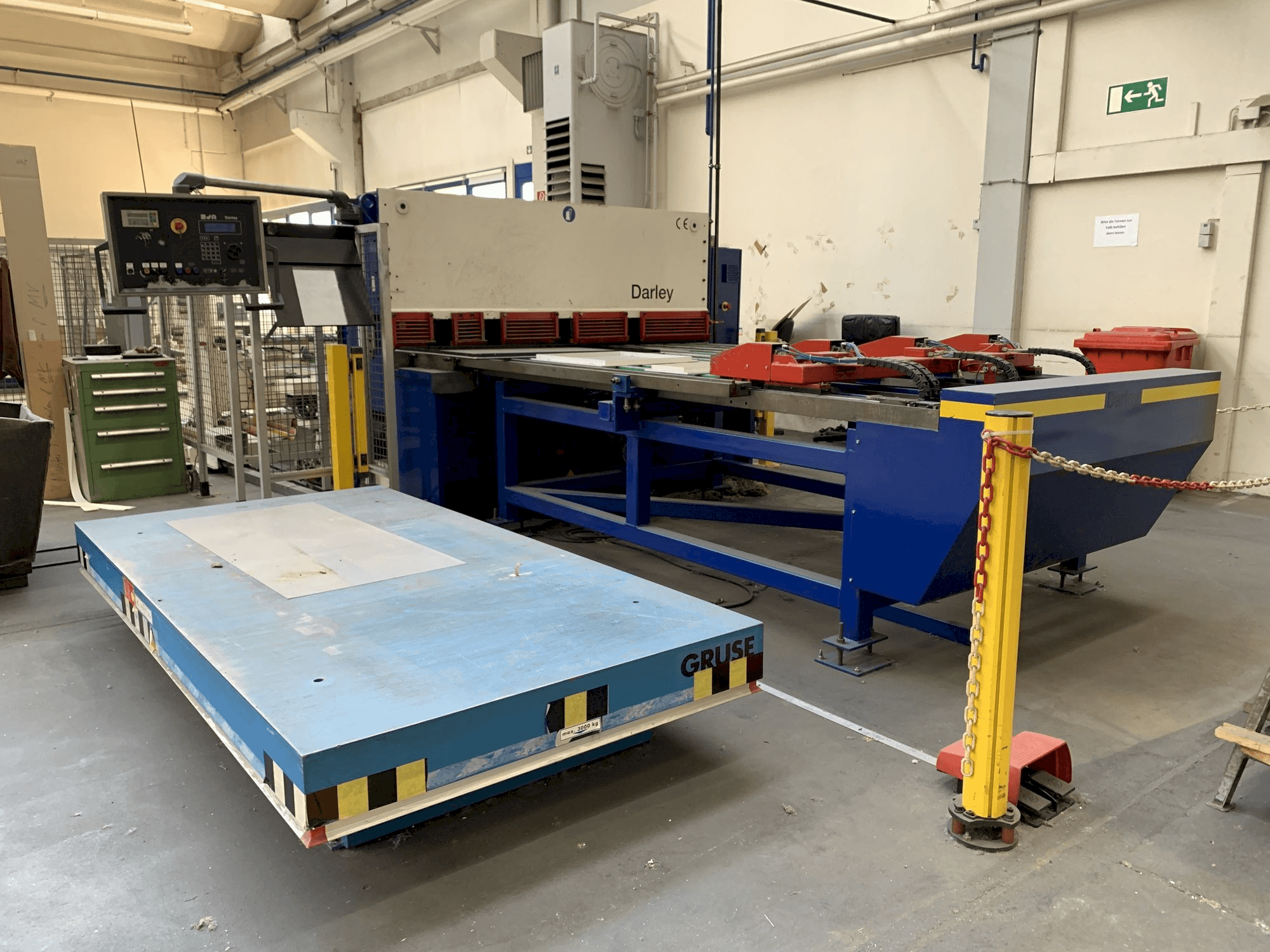 Vista frontale della macchina Darley VS 2100 X 4