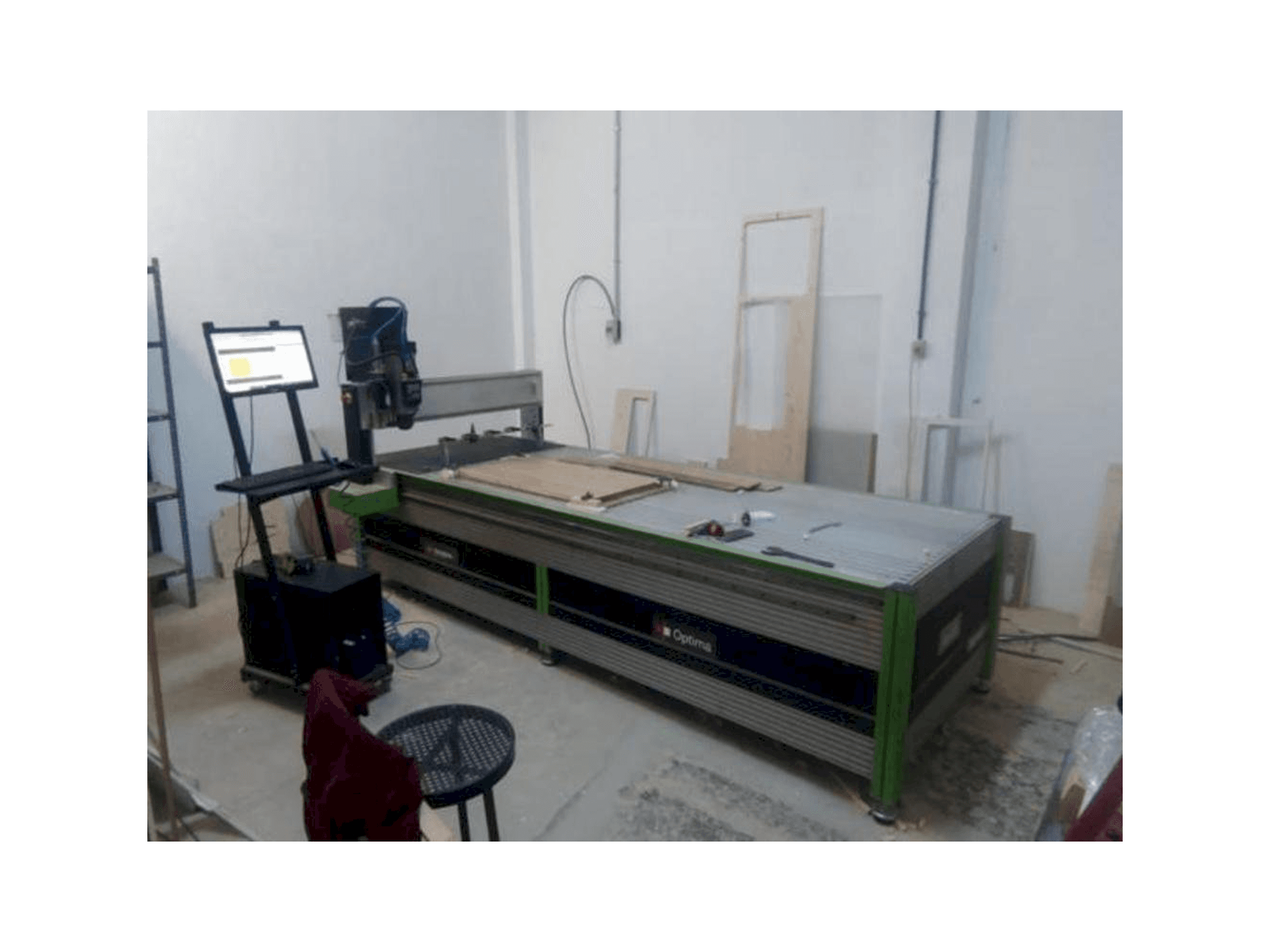 Vista frontale della macchina OPTIMA 2510