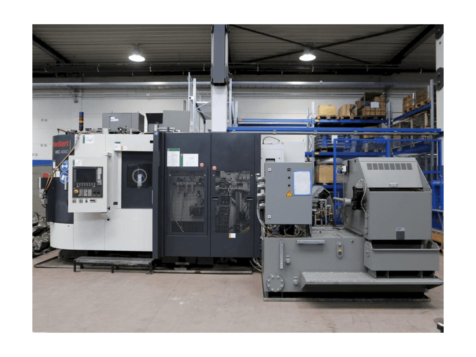 Vista frontale della macchina Heckert HEC 400D