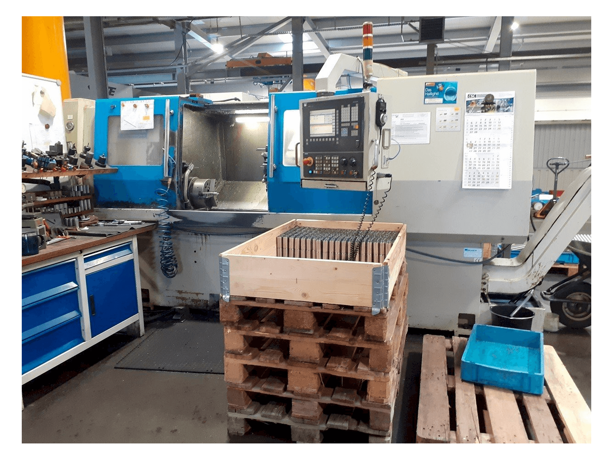 Vista frontale della macchina WAGNER Siemens WDS 560x1250