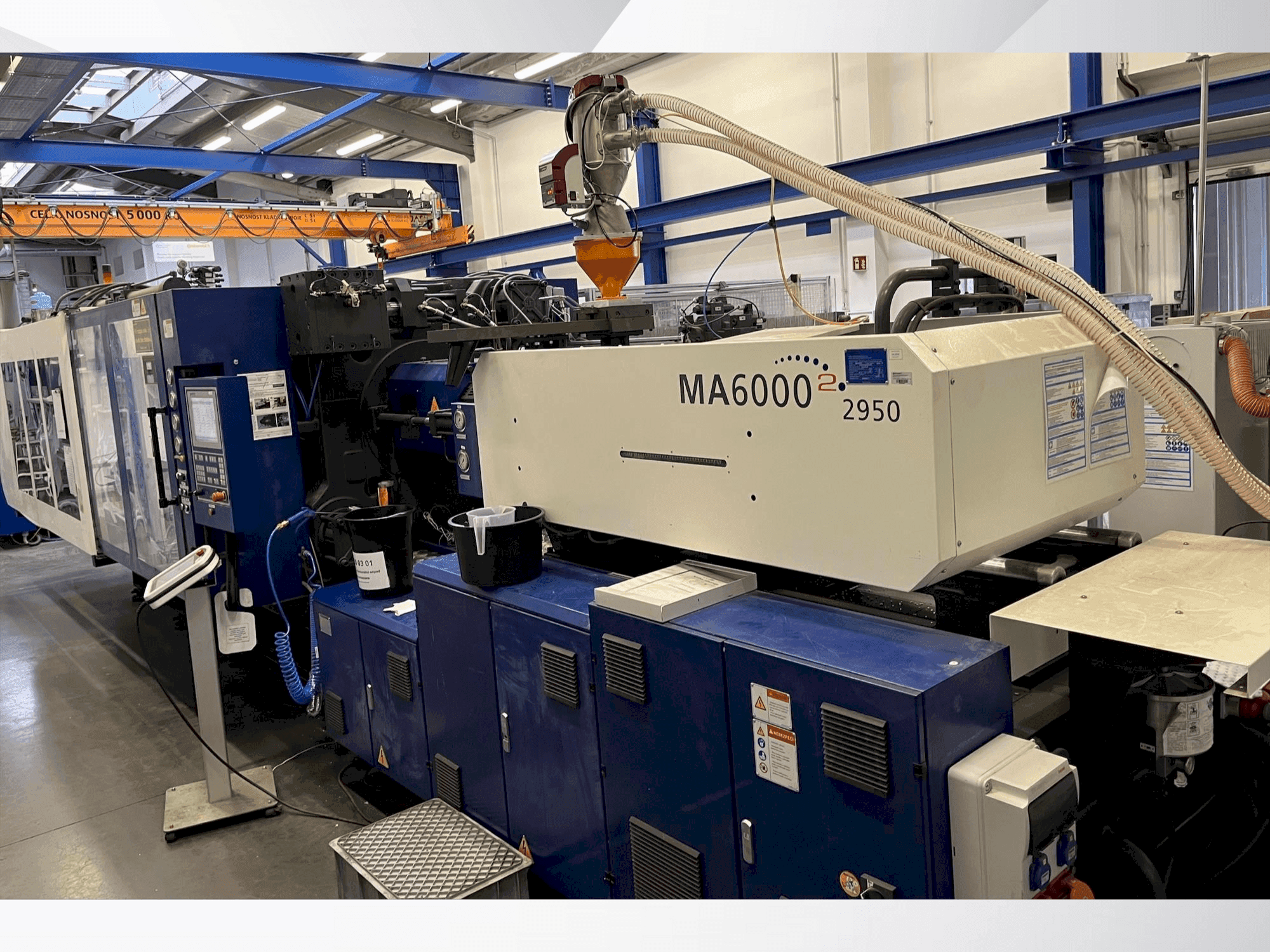 Vista frontale della macchina HAITIAN MARS MA6000 II