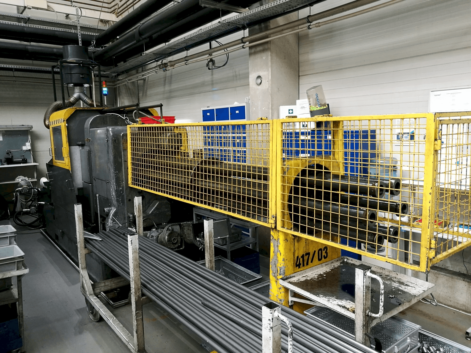 Vista frontale della macchina Wickman 1 3/8"-6