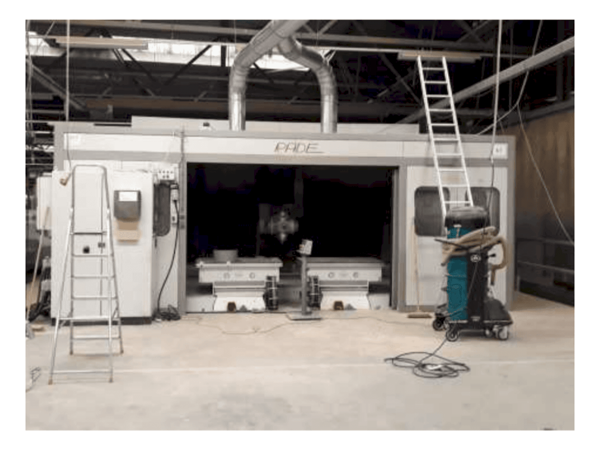 Vista frontale della macchina PADE UNI 5 concept