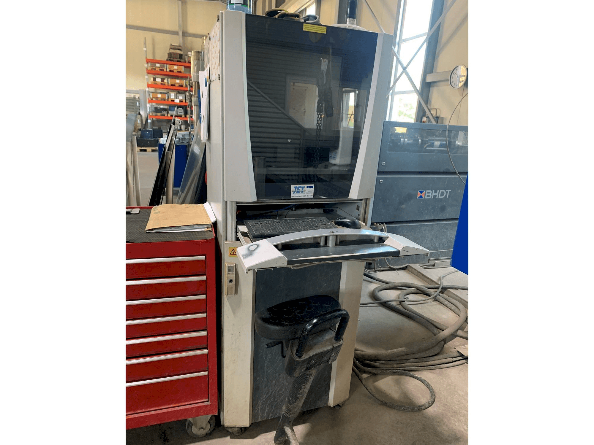 Vista frontale della macchina MAXIMATOR JetMax HS 2515