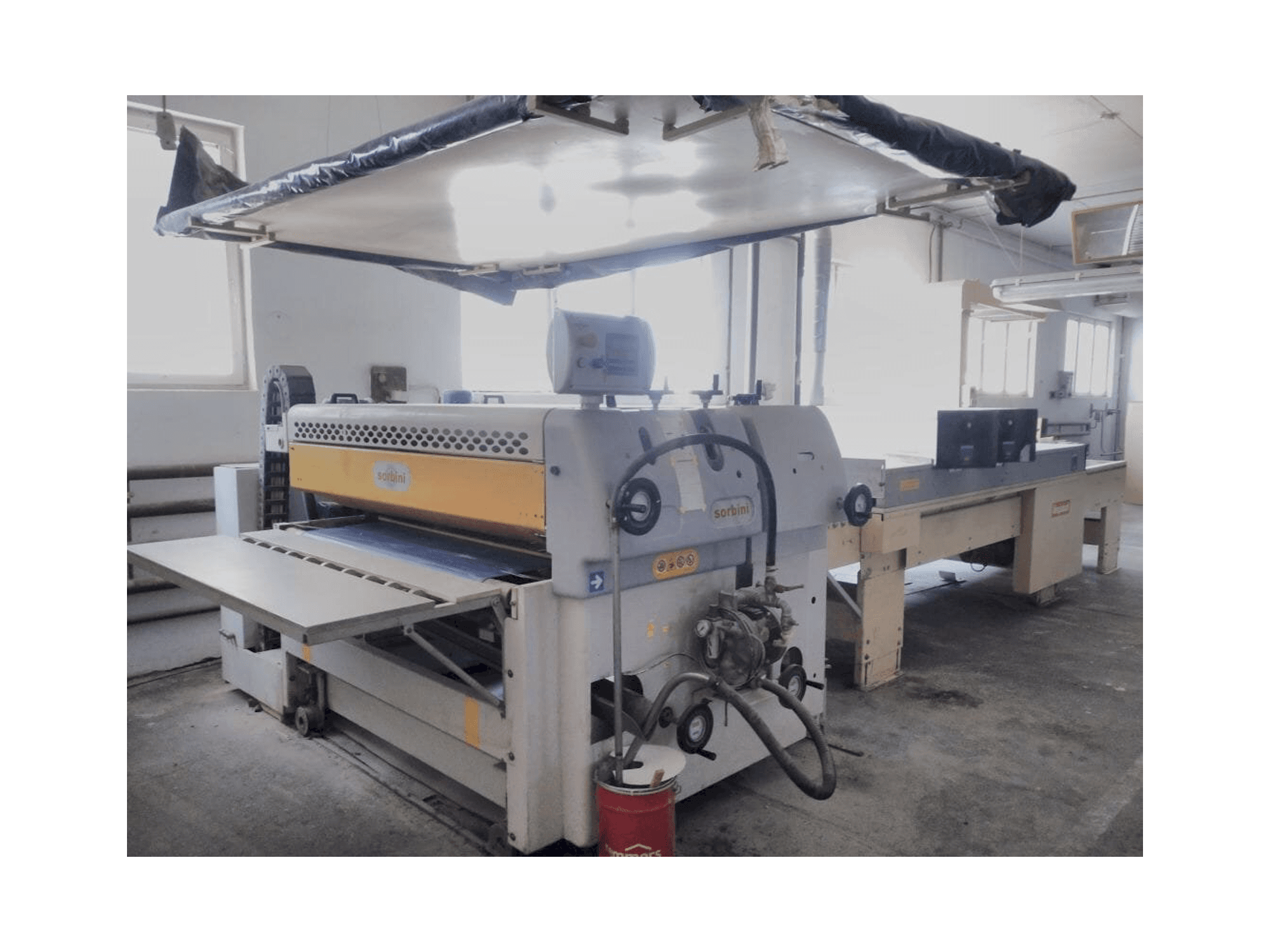 Vista frontale della macchina SORBINI smartcoater sp1