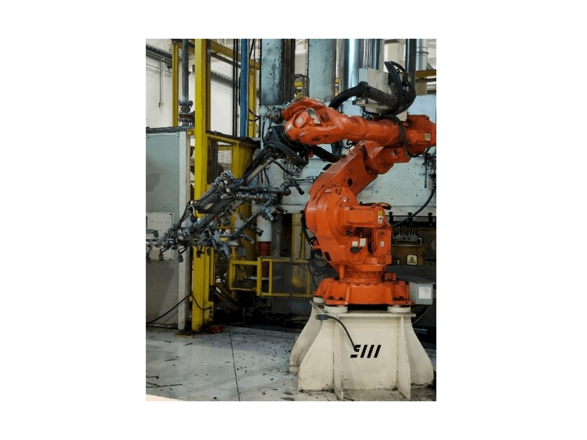 Vista frontale della macchina ABB IRB 6640-185/2.8