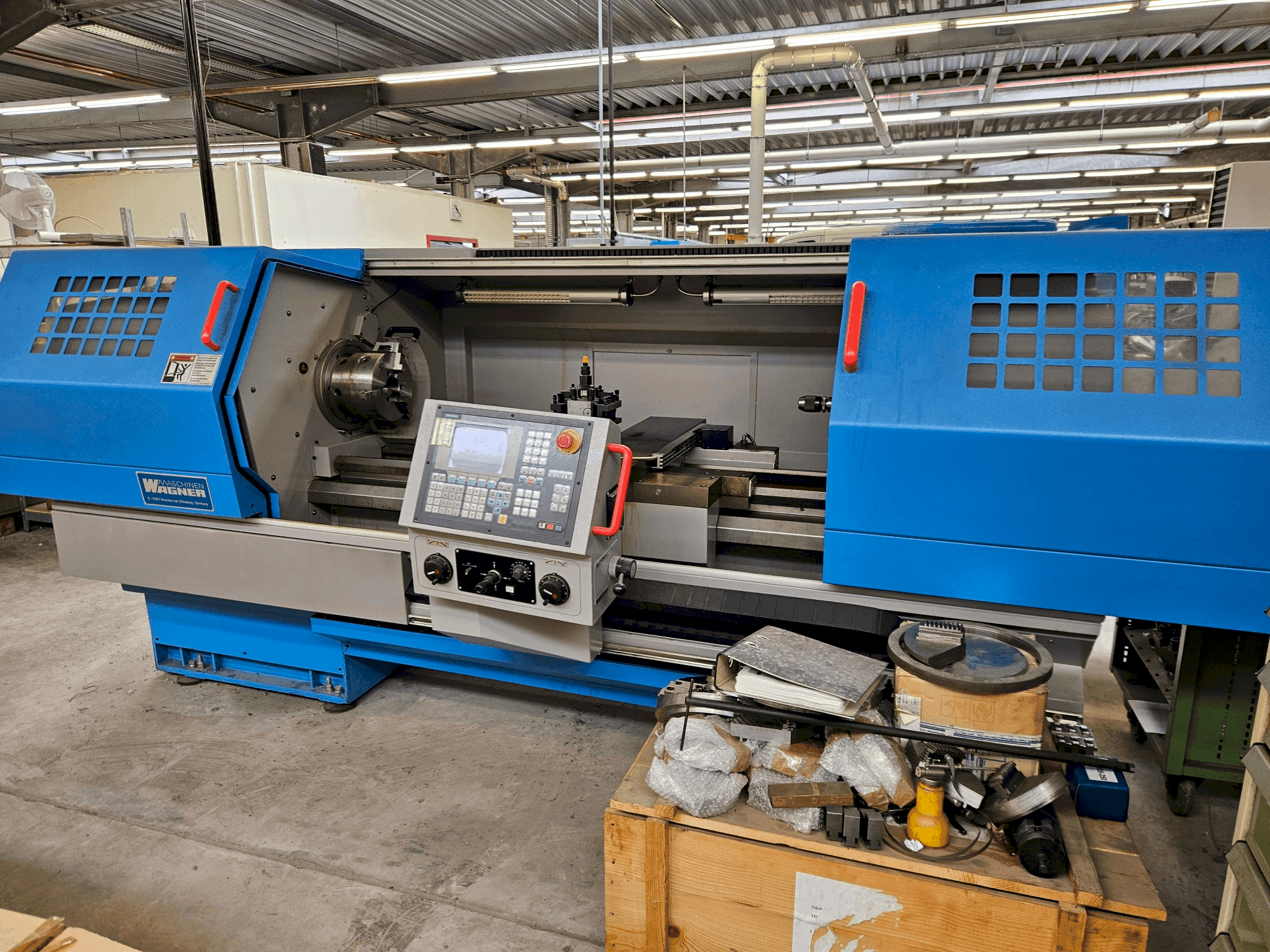 Vista frontale della macchina WAGNER WDE 500