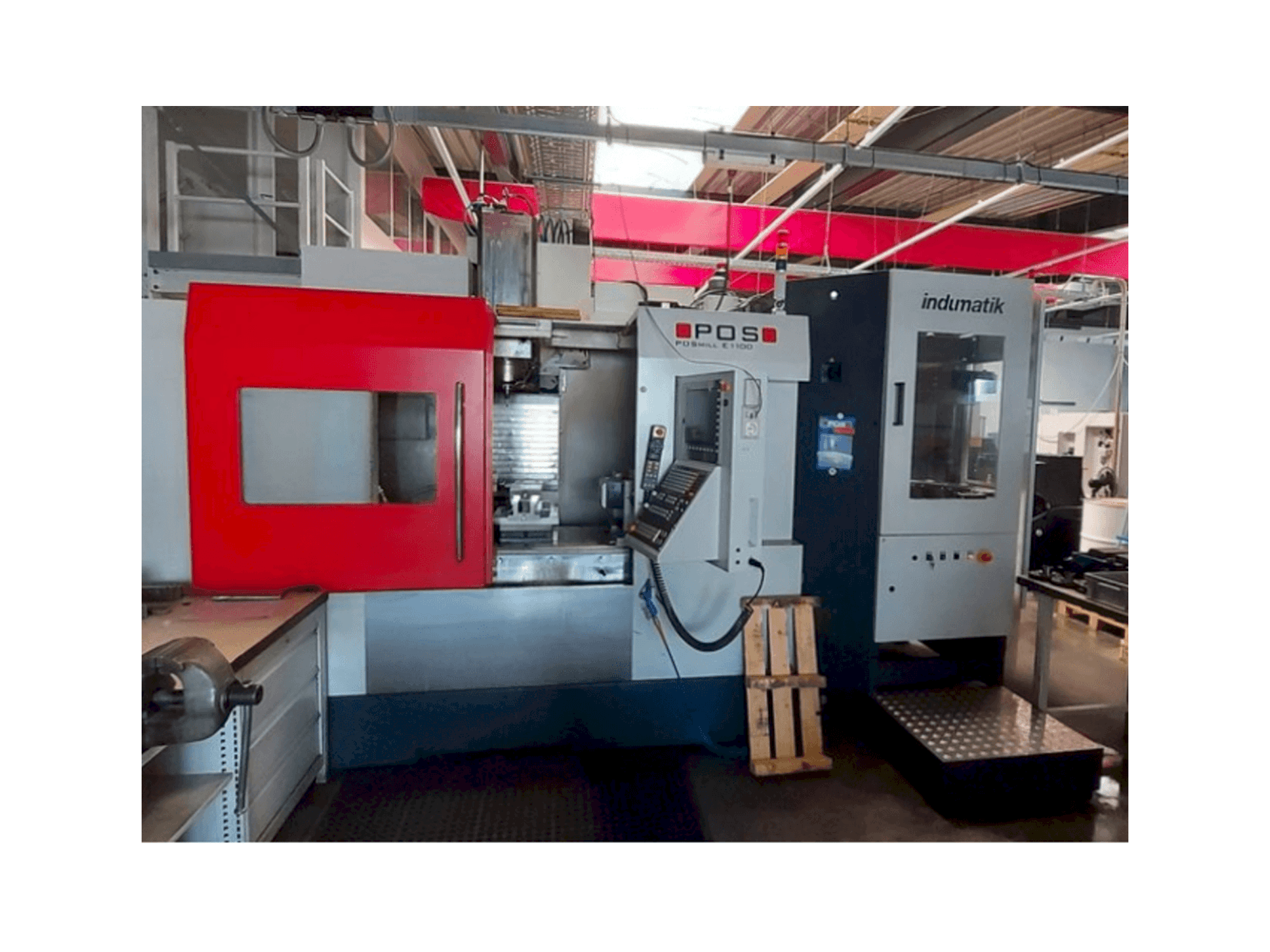 Vista frontale della macchina POSmill POS E1100