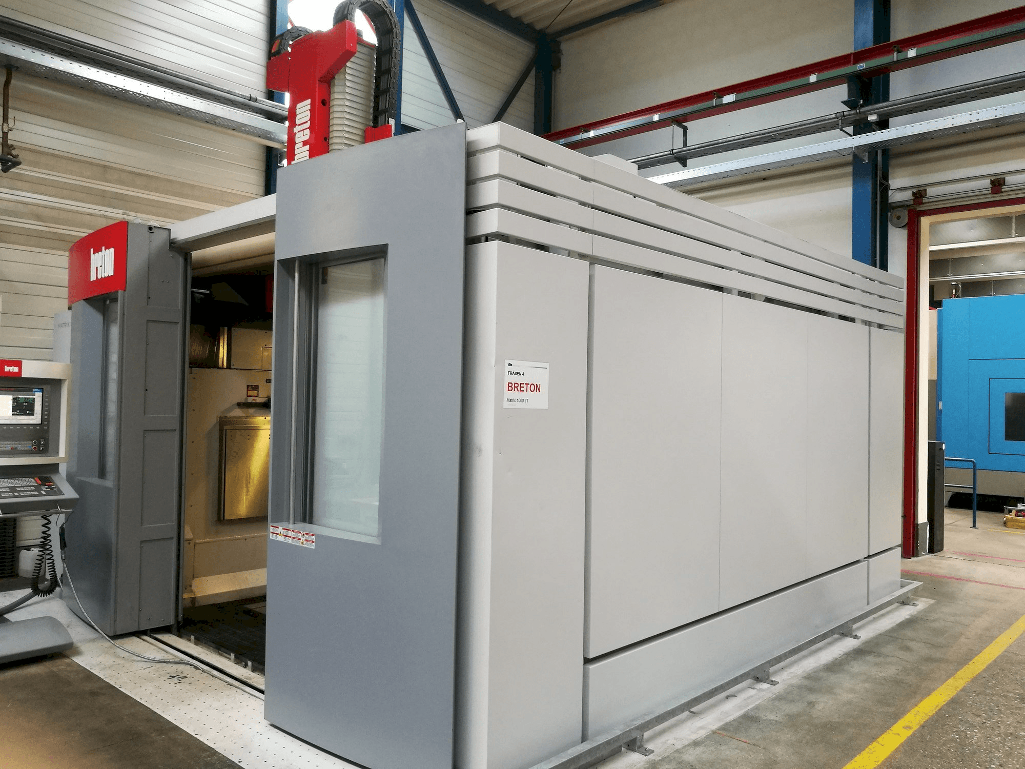 Vista frontale della macchina Breton Matrix 1000 2T DY