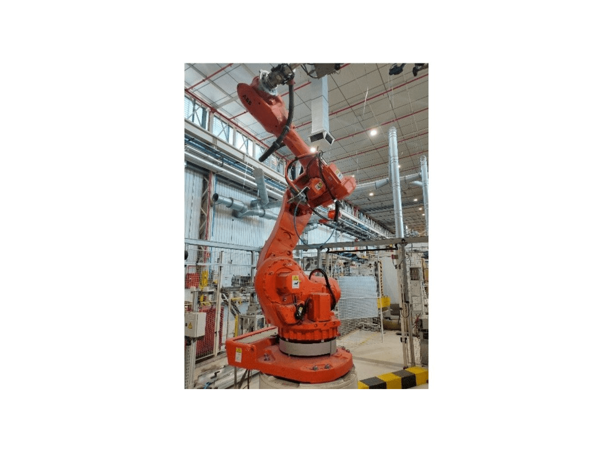 Vista laterale sinistra della macchina ABB IRB 6600-175/2.55