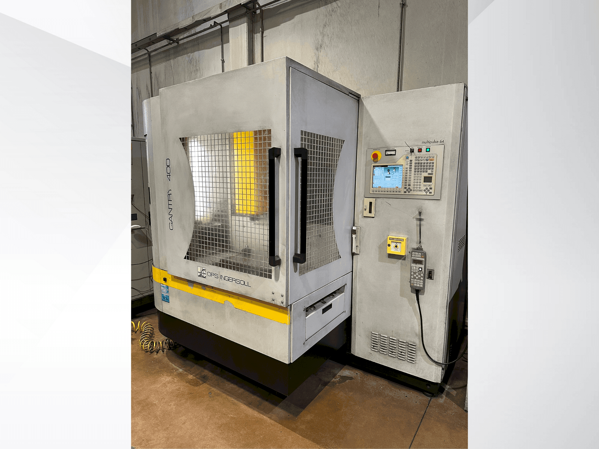 Vista frontale della macchina INGERSOLL Gantry 400