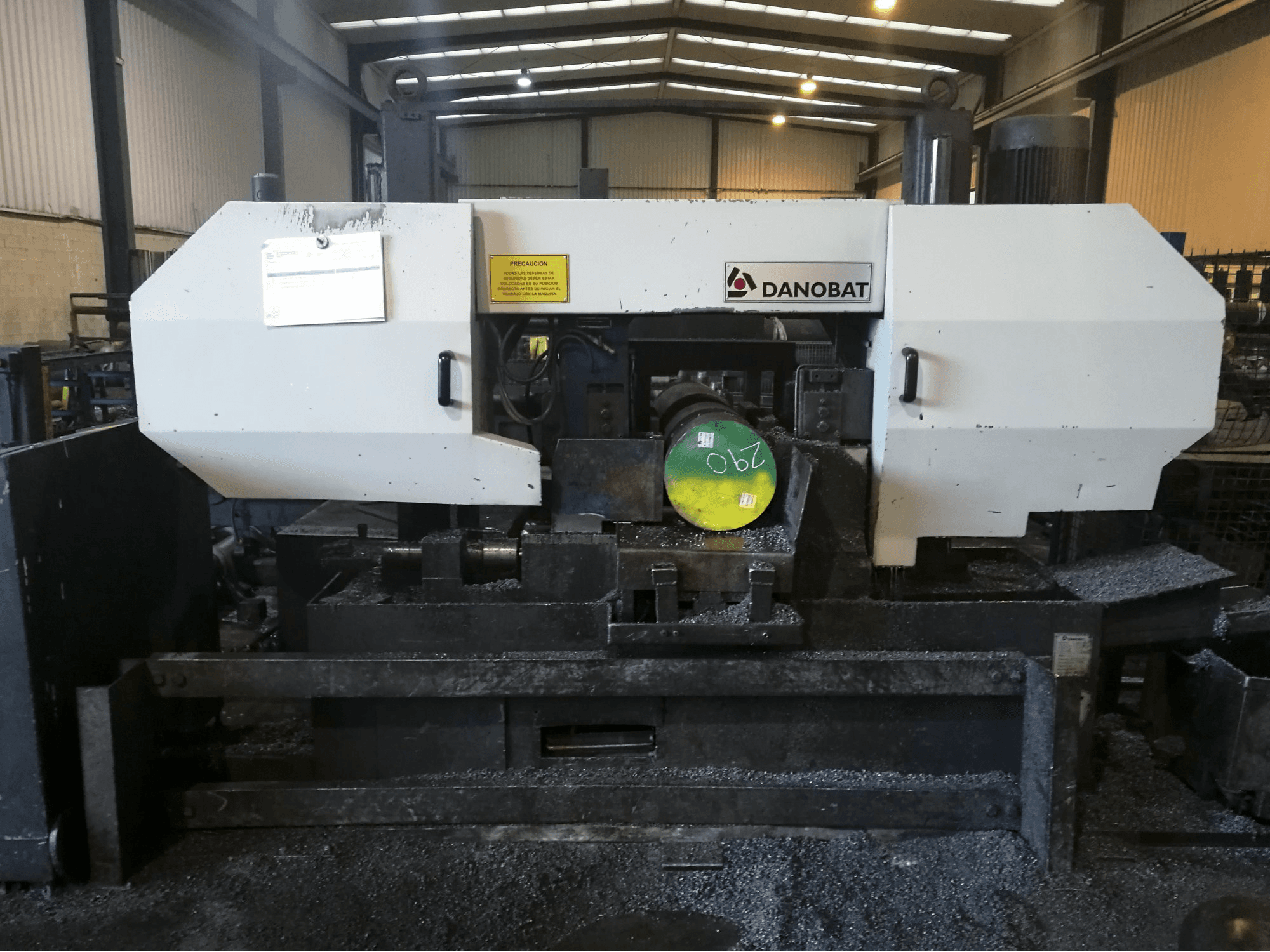 Vista frontale della macchina DANOBAT ASR 350 AF