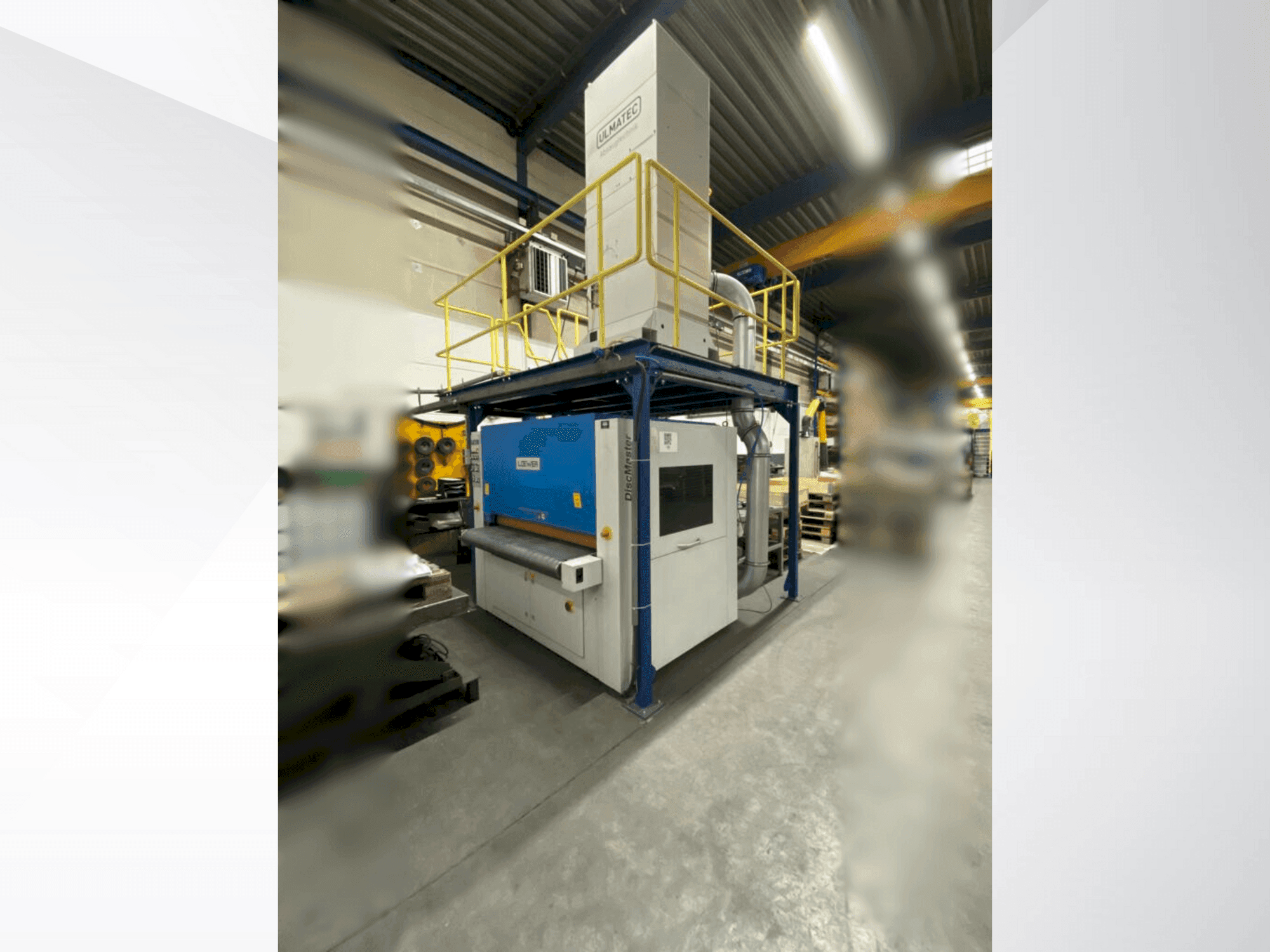 Vista frontale della macchina LOEWER DiscMaster 6TD-1500