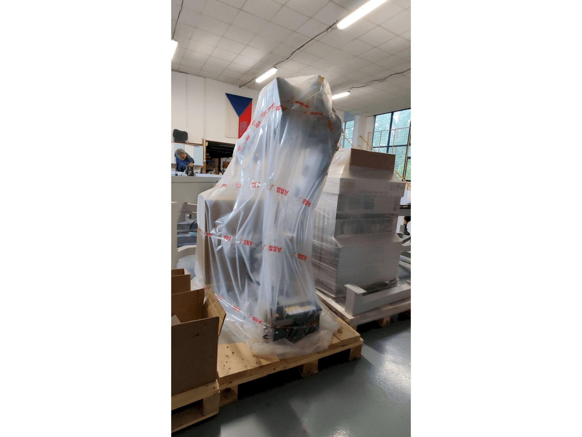 Vista frontale della macchina ABB IRB 4600