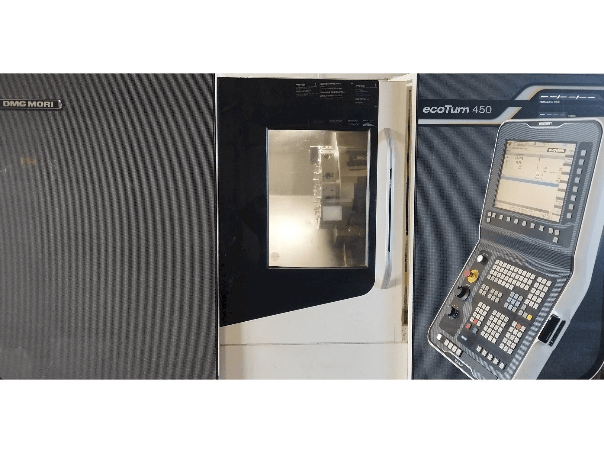Vista frontale della macchina DMG MORI EcoTurn 450