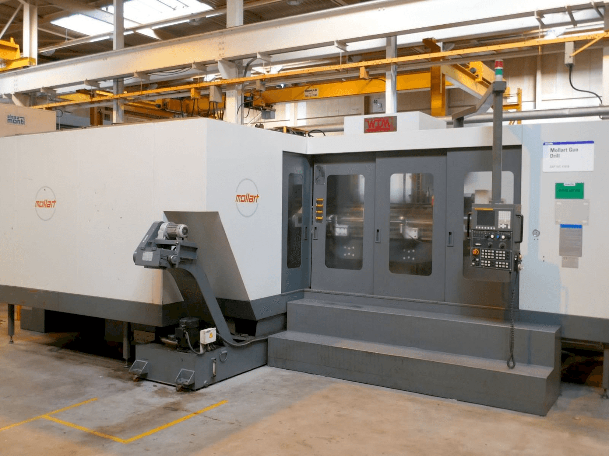 Vista frontale della macchina MOLLART MATRIX DHD1510-18S