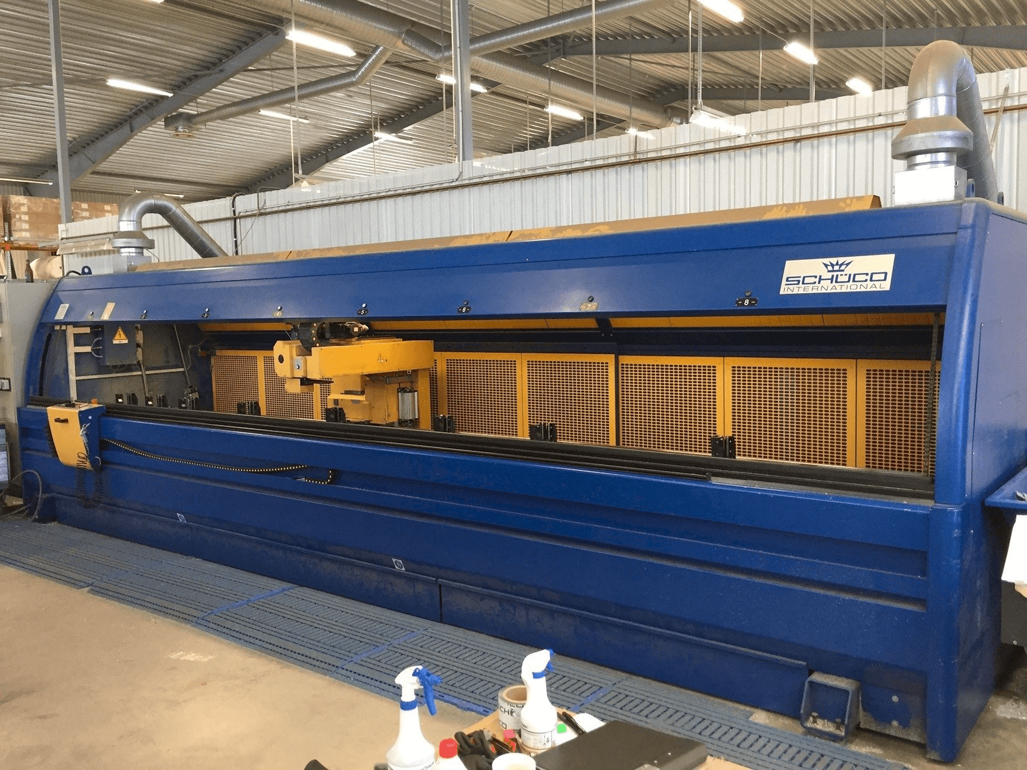 Vista frontale della macchina Emmegi Comet