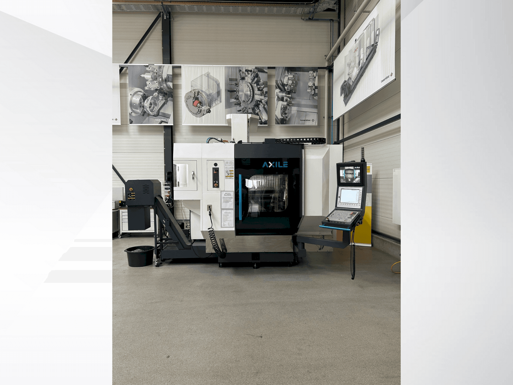 Vista frontale della macchina AXILE G6i