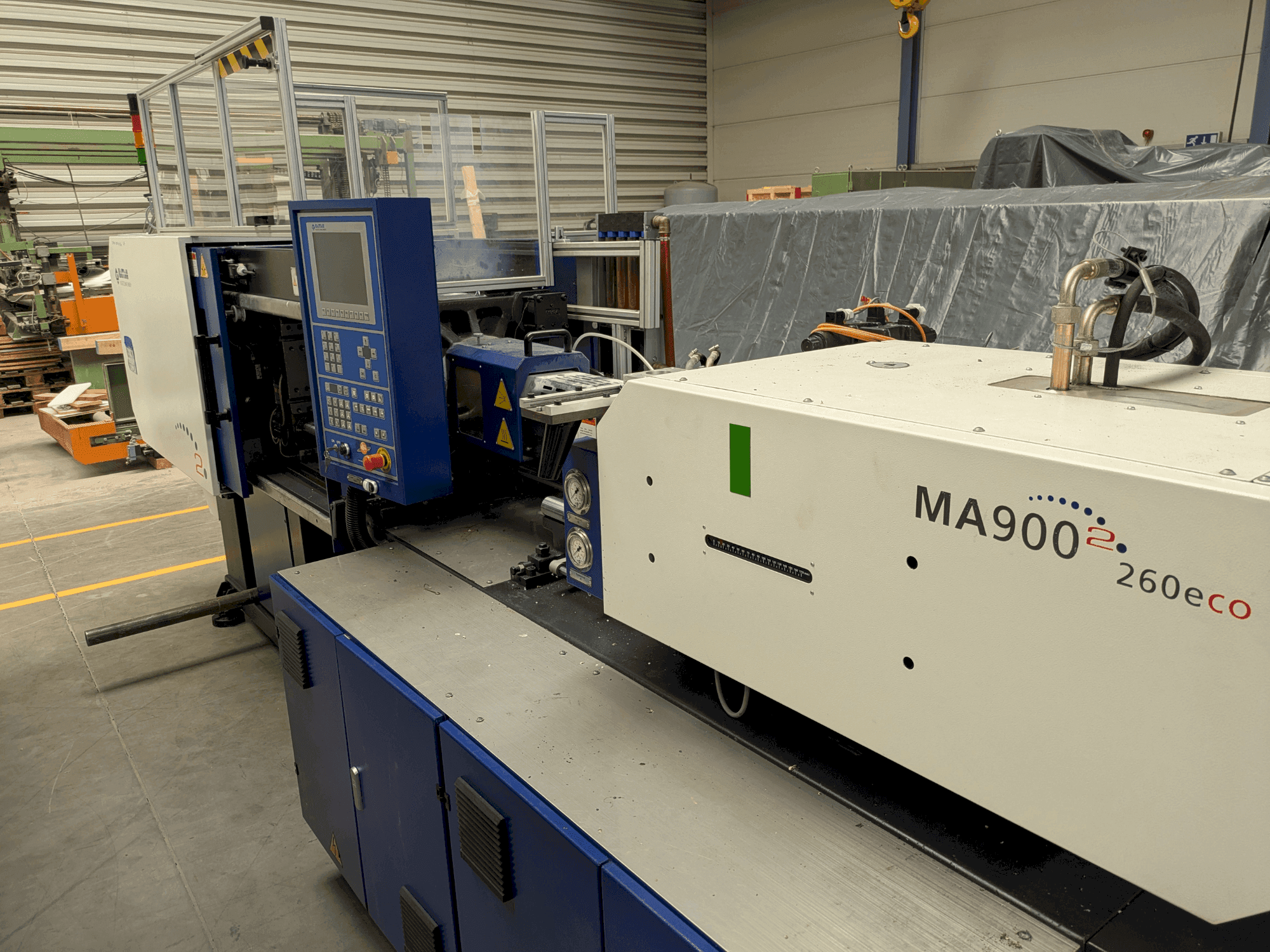 Vista frontale della macchina HAITIAN MA900 II eco