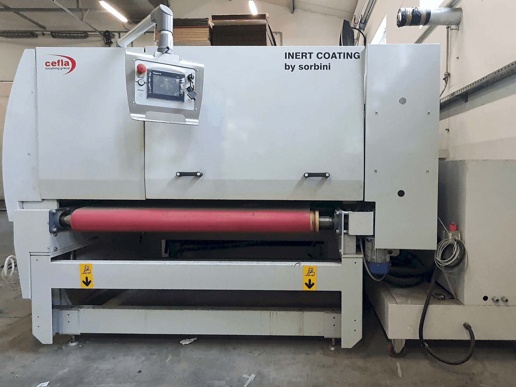 Vista frontale della macchina CEFLA INTER-TEC