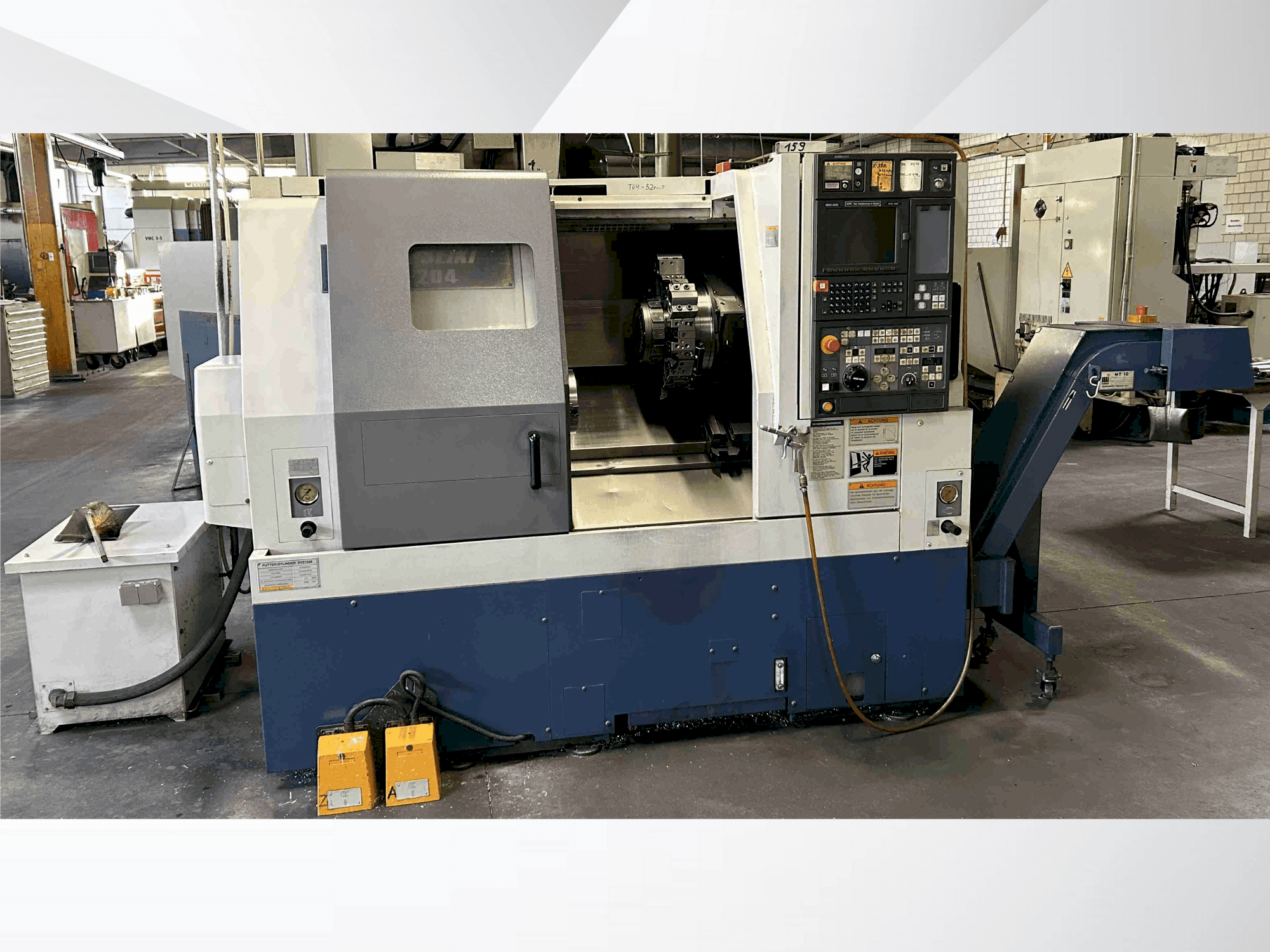Vista frontale della macchina MORI SEIKI SL-204 MC