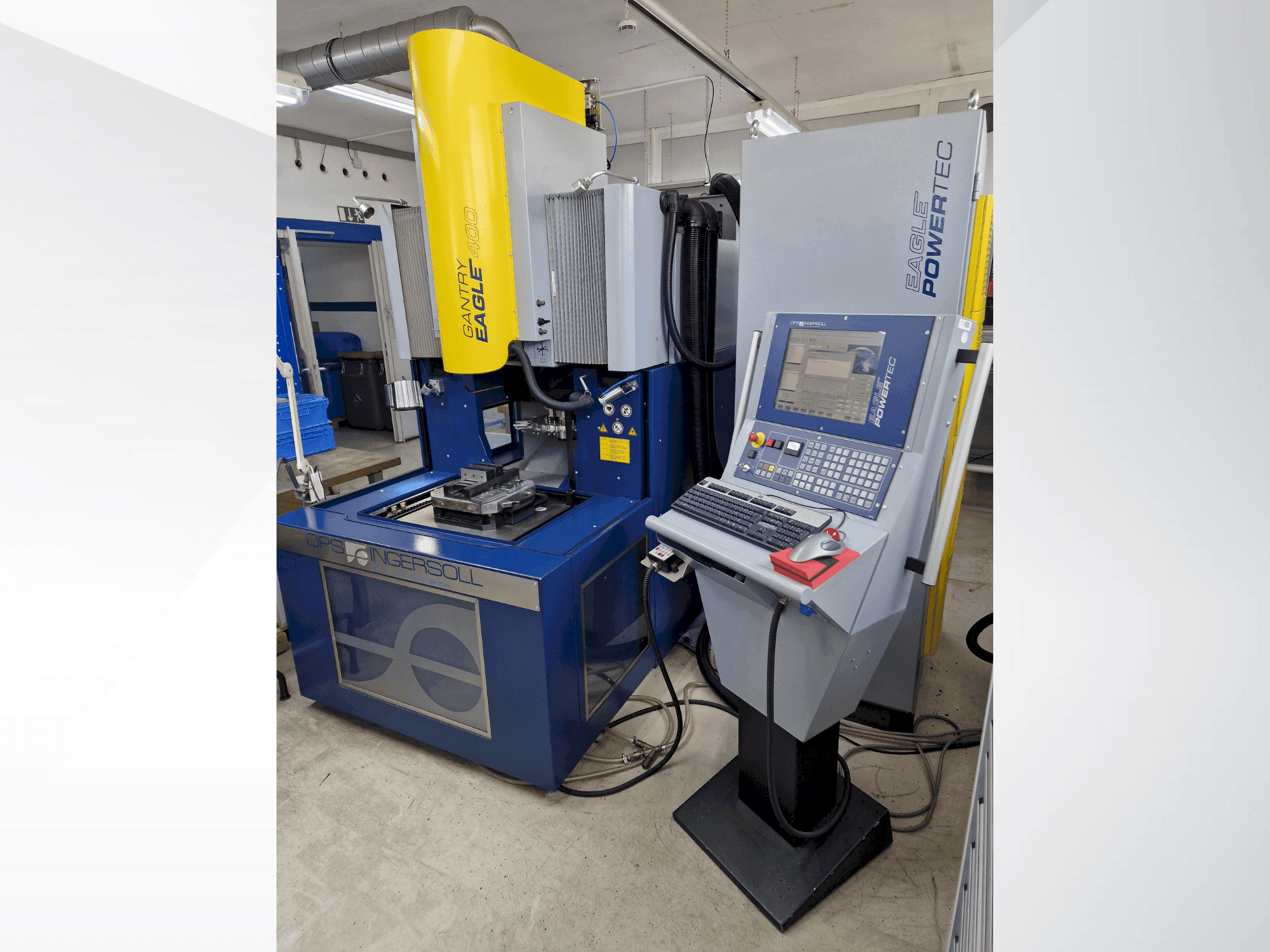 Vista frontale della macchina OPS INGERSOLL Eagle 400