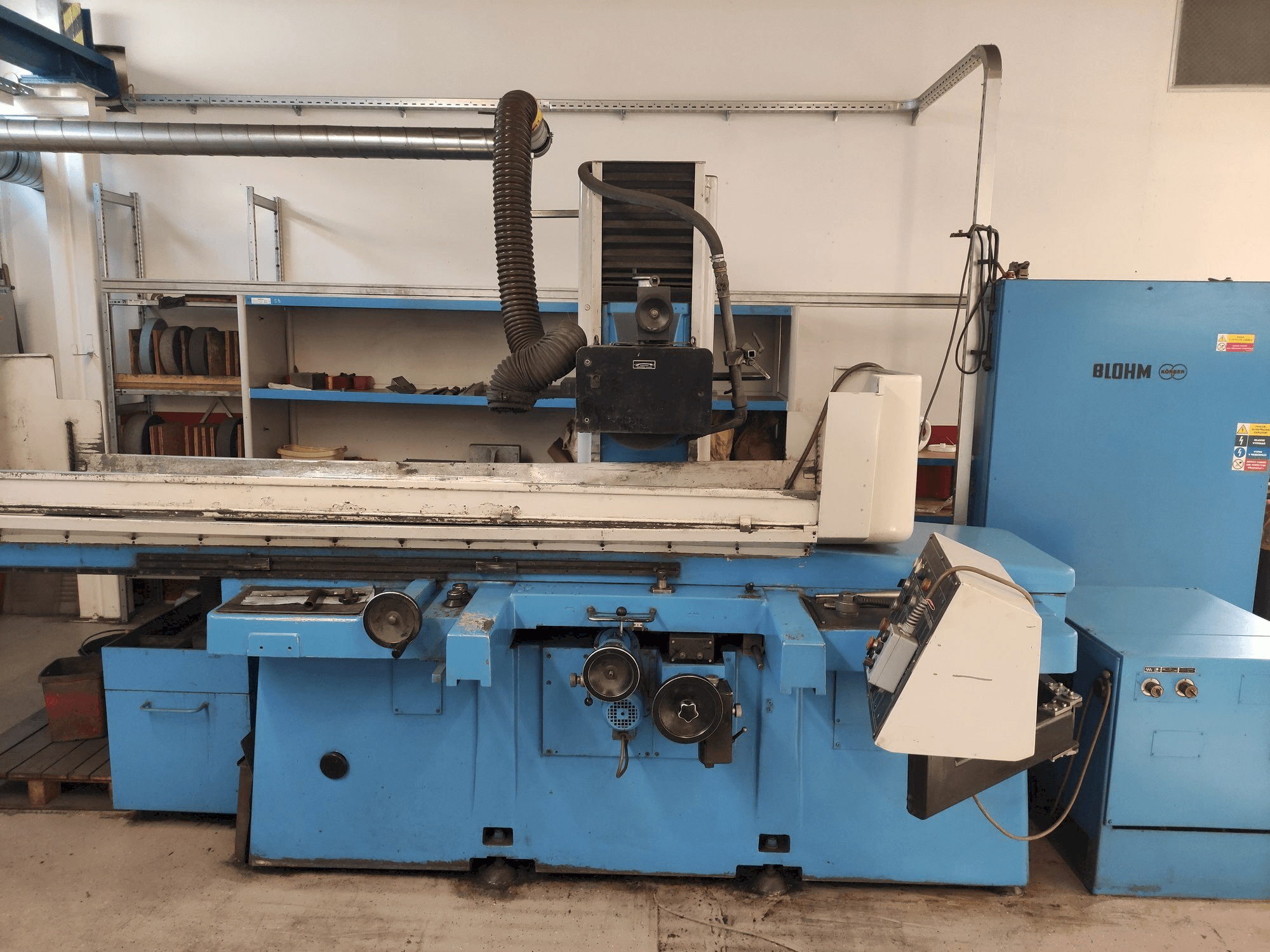 Vista frontale della macchina BLOHM HFS 512